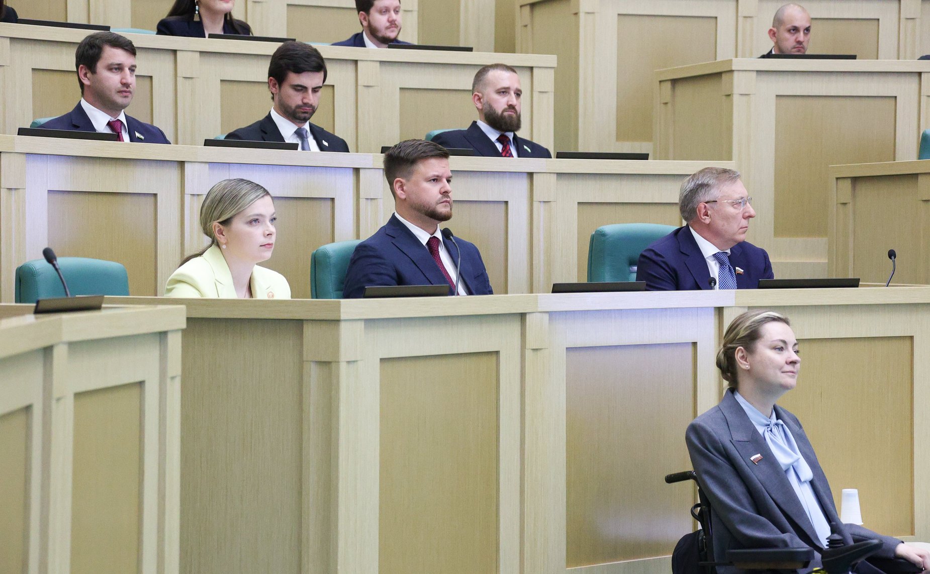 Заседание Палаты молодых законодателей при Совете Федерации