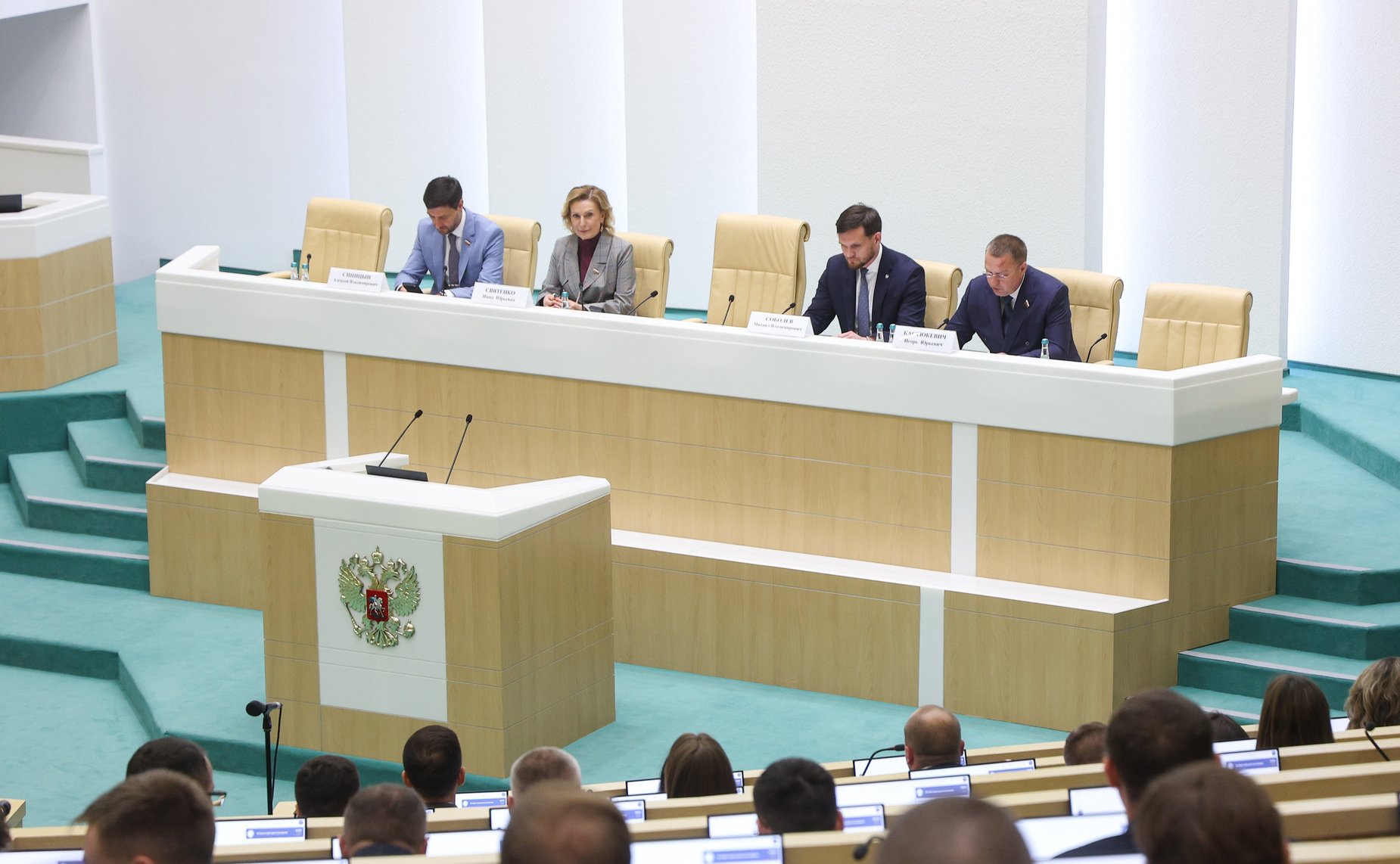 Заседание Палаты молодых законодателей при Совете Федерации