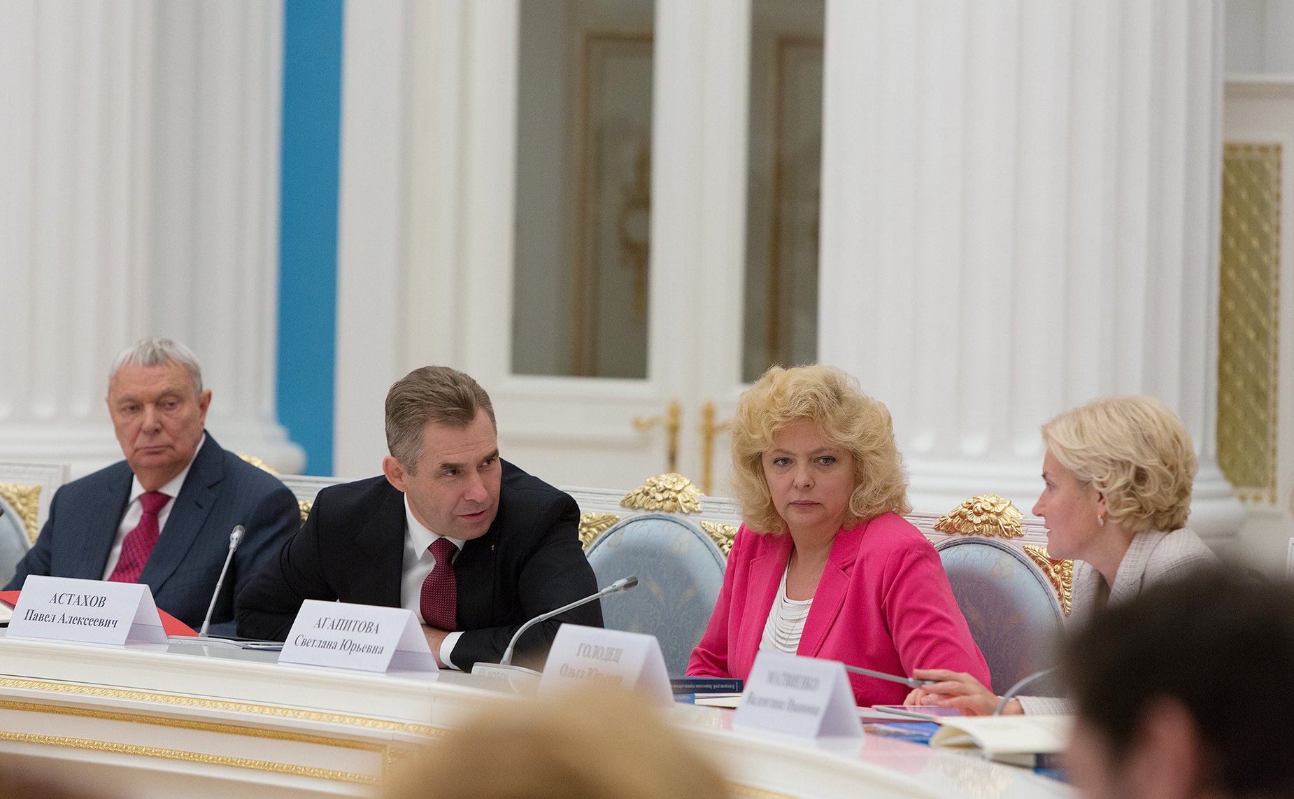 Заседание Координационного совета по реализации Национальной стратегии действий в интересах детей. Астахов, Агапова, Голодец