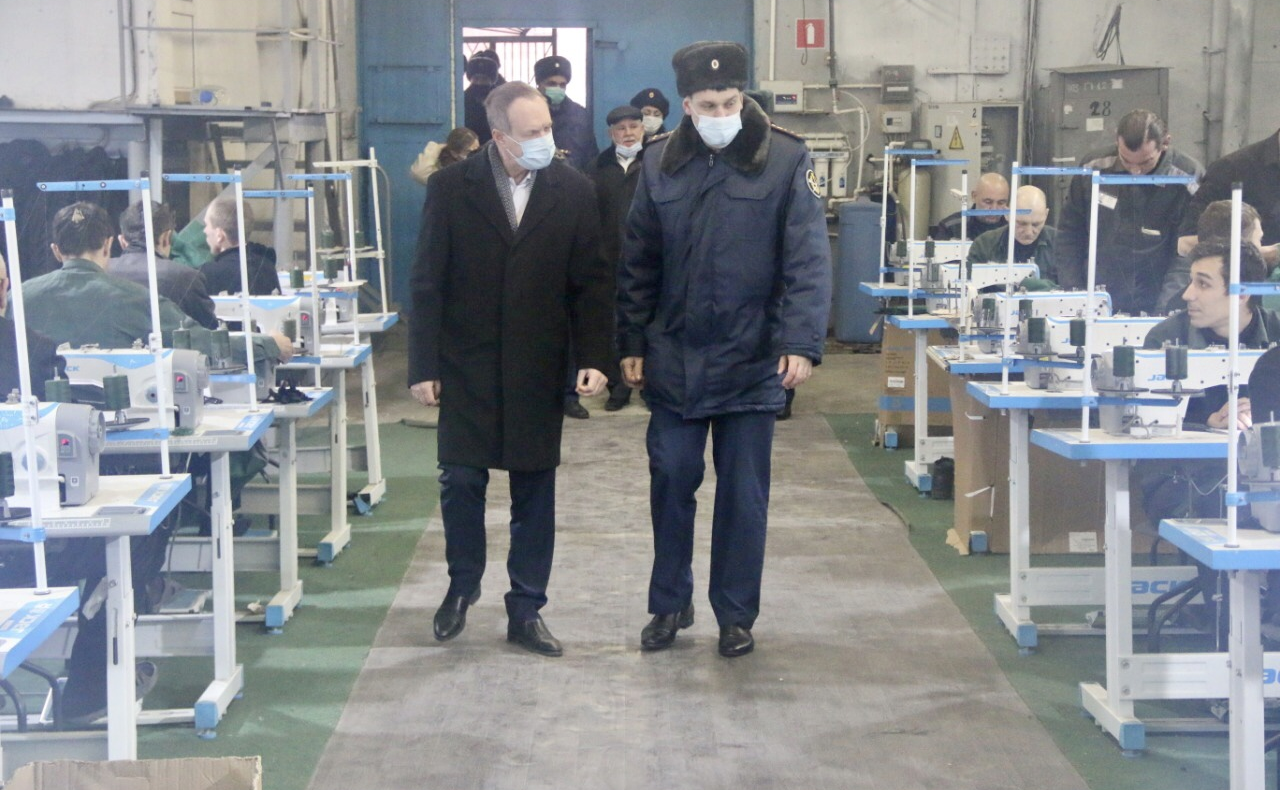 Александр Башкин совместно с Уполномоченным по правам человека в Астраханской области посетили «Исправительную колонию № 6» ФСИН по Астраханской области