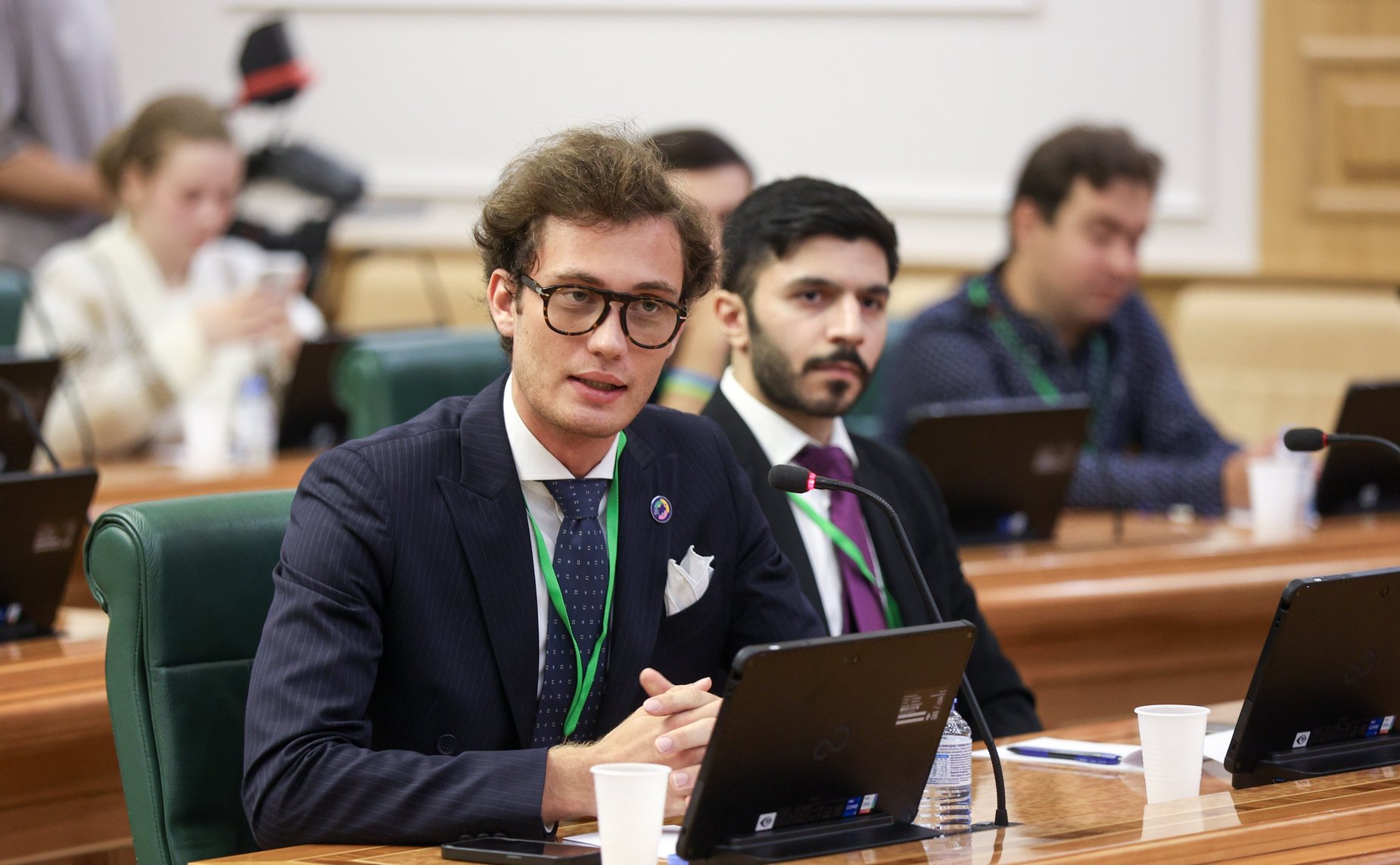 Встреча заместителя Председателя СФ Константина Косачева с участниками Практикума молодых гуманитариев «Новые связи для нового мира», организованного Международным молодежным центром РУДН им. Патриса Лумумбы