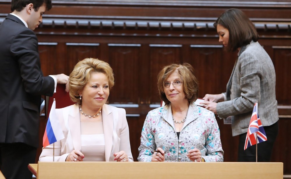 Визит Председателя СФ В. Матвиенко в Великобританию