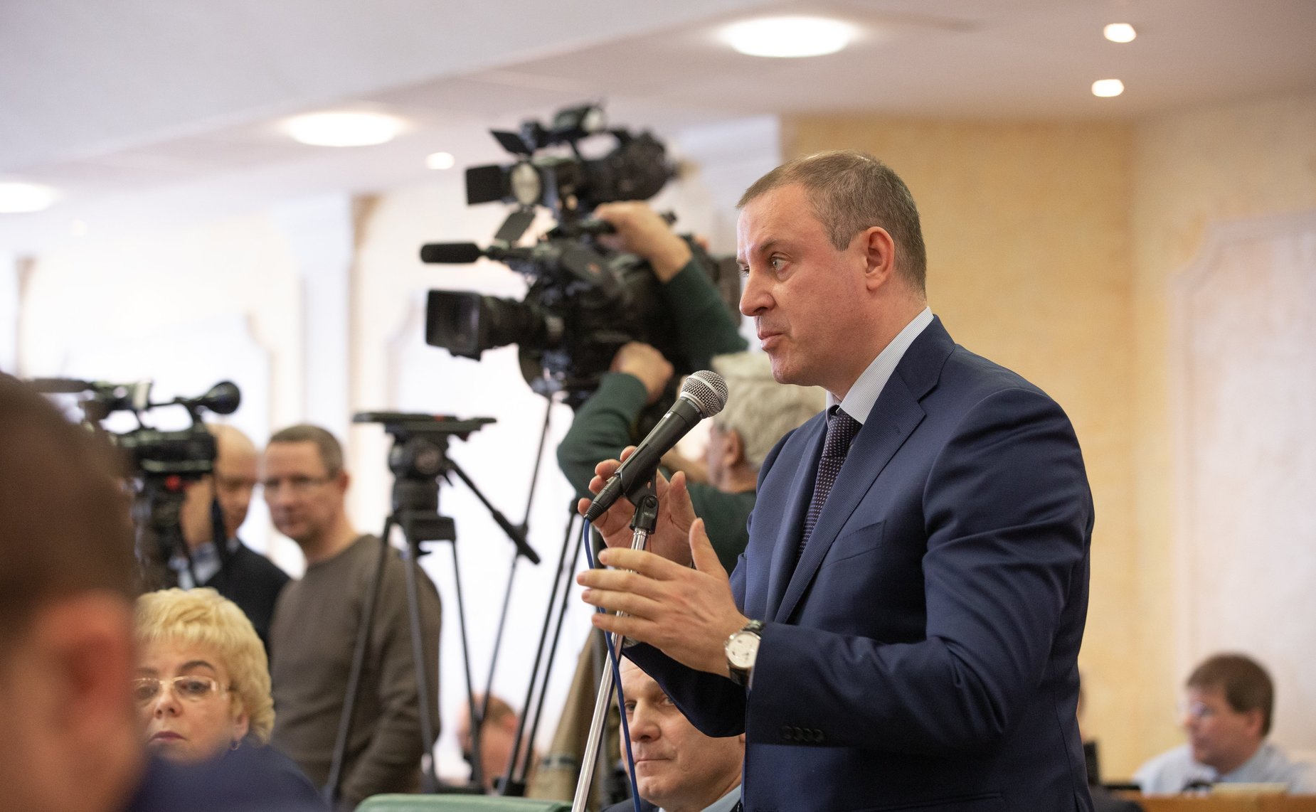 Встреча членов Совета Федерации с Министром природных ресурсов и экологии Д. Кобылкиным