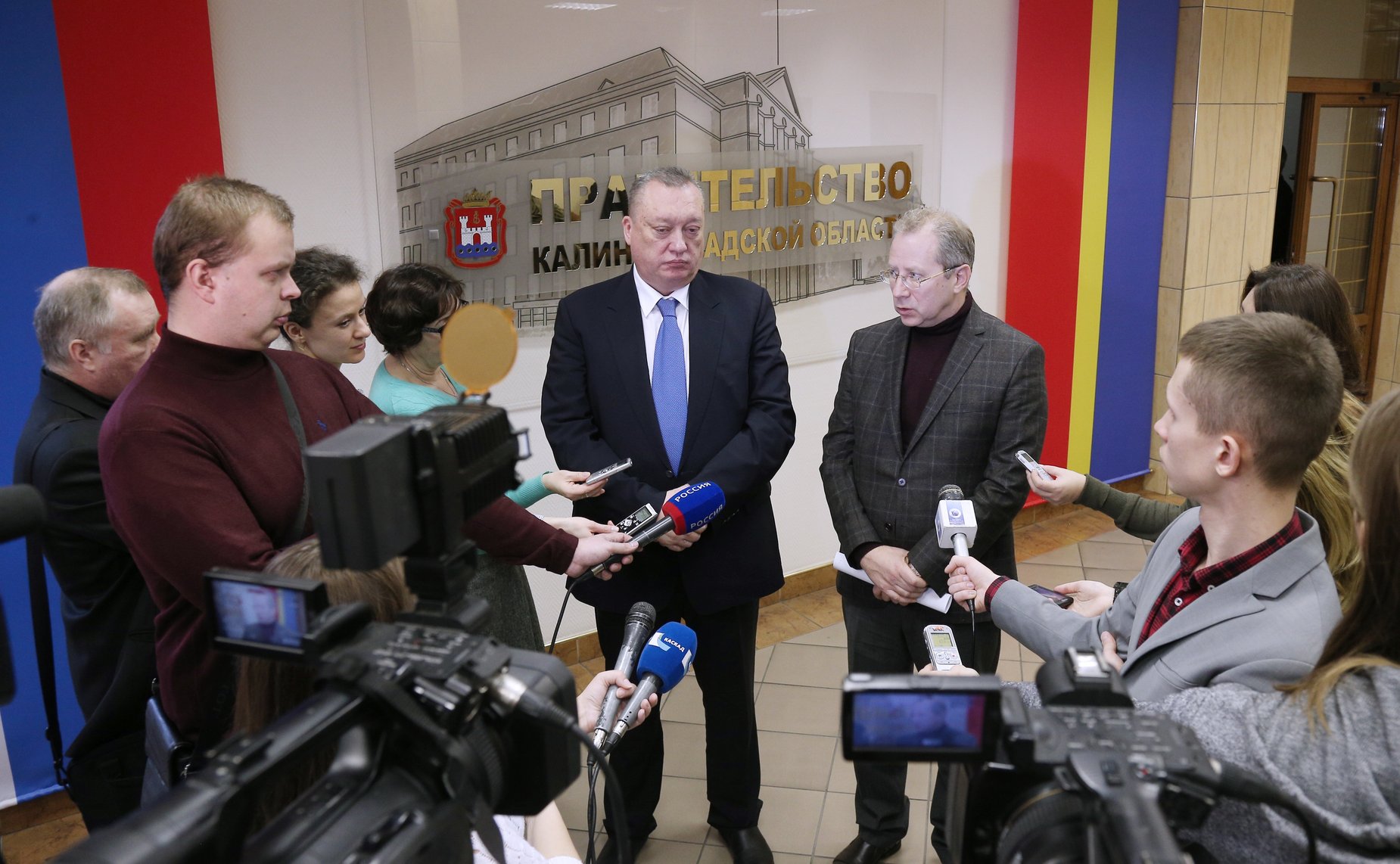 Брифинг В. Тюльпанова