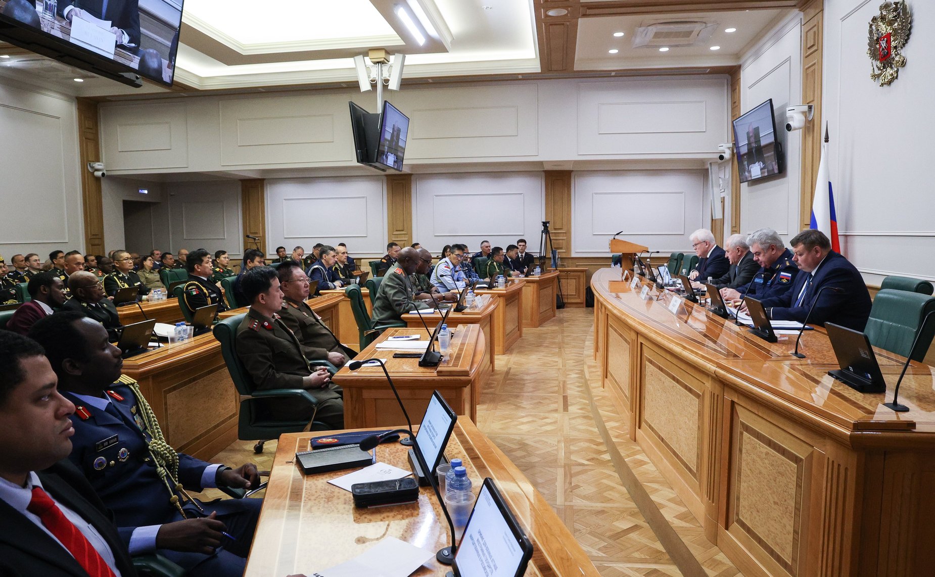 Брифинг для военных атташе иностранных государств, аккредитованных в Российской Федерации