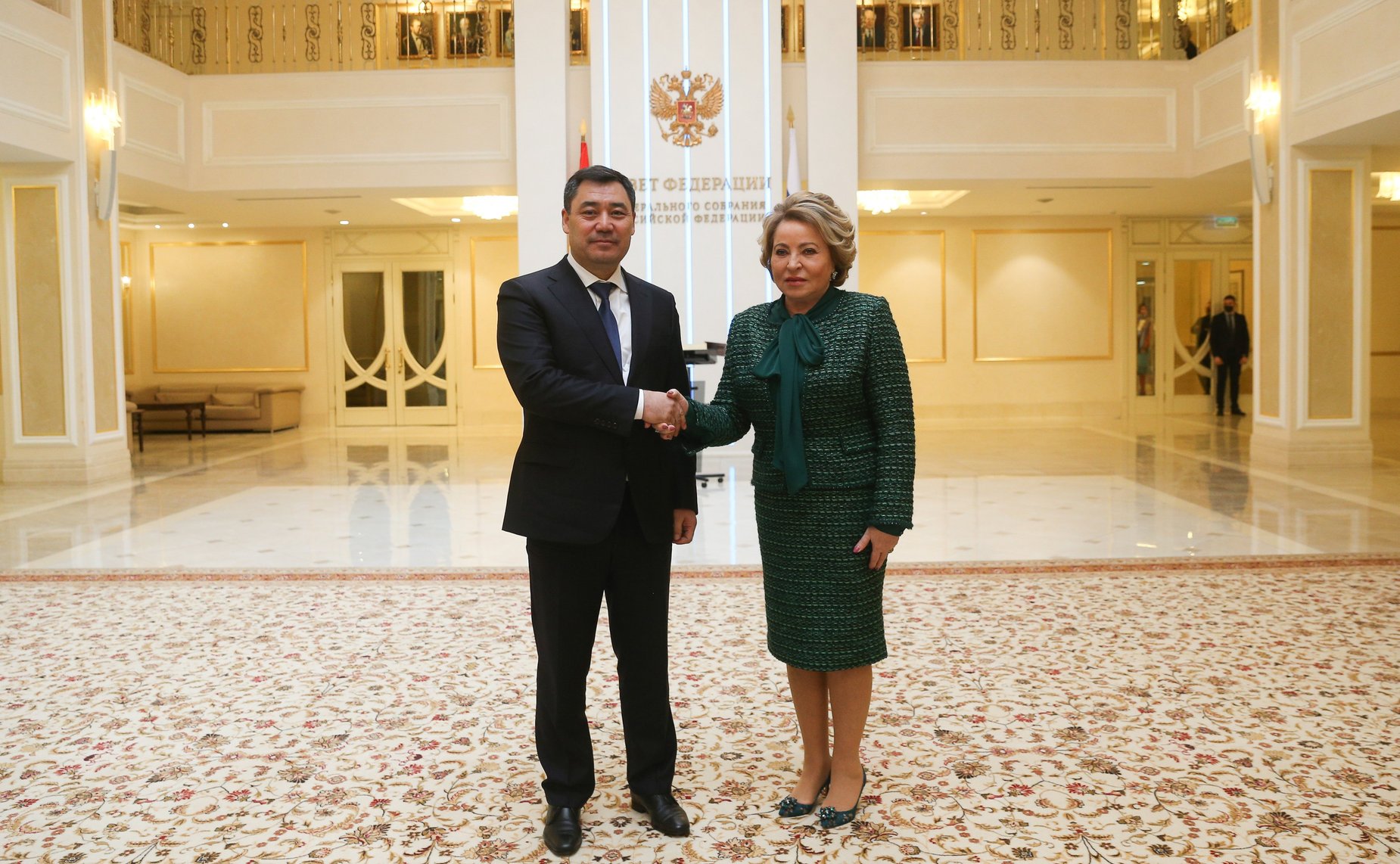 Встреча Председателя Совета Федерации Валентины Матвиенко с Президентом Киргизской Республики Садыром Жапаровым