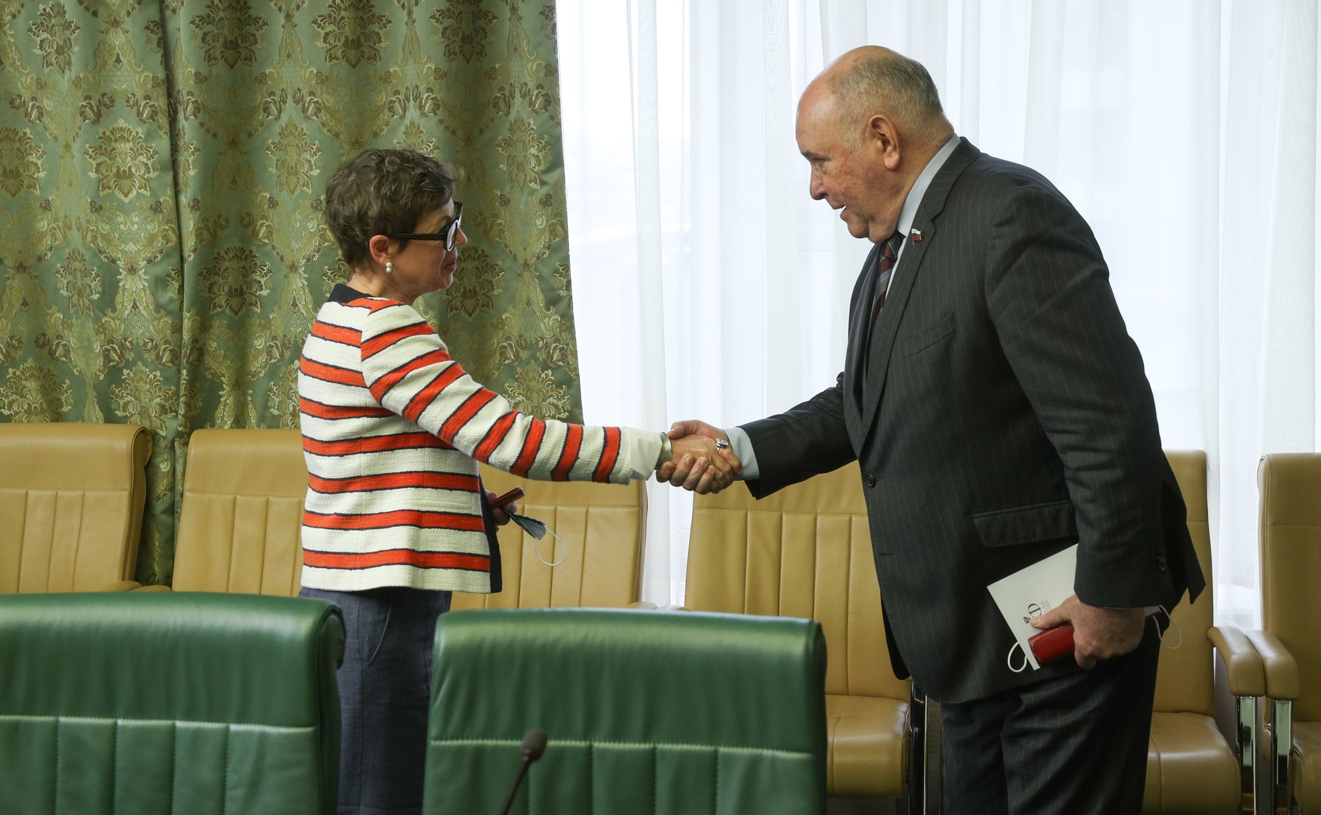 Встреча Григория Карасина с Чрезвычайным и Полномочным Послом Швейцарской Конфедерации в РФ