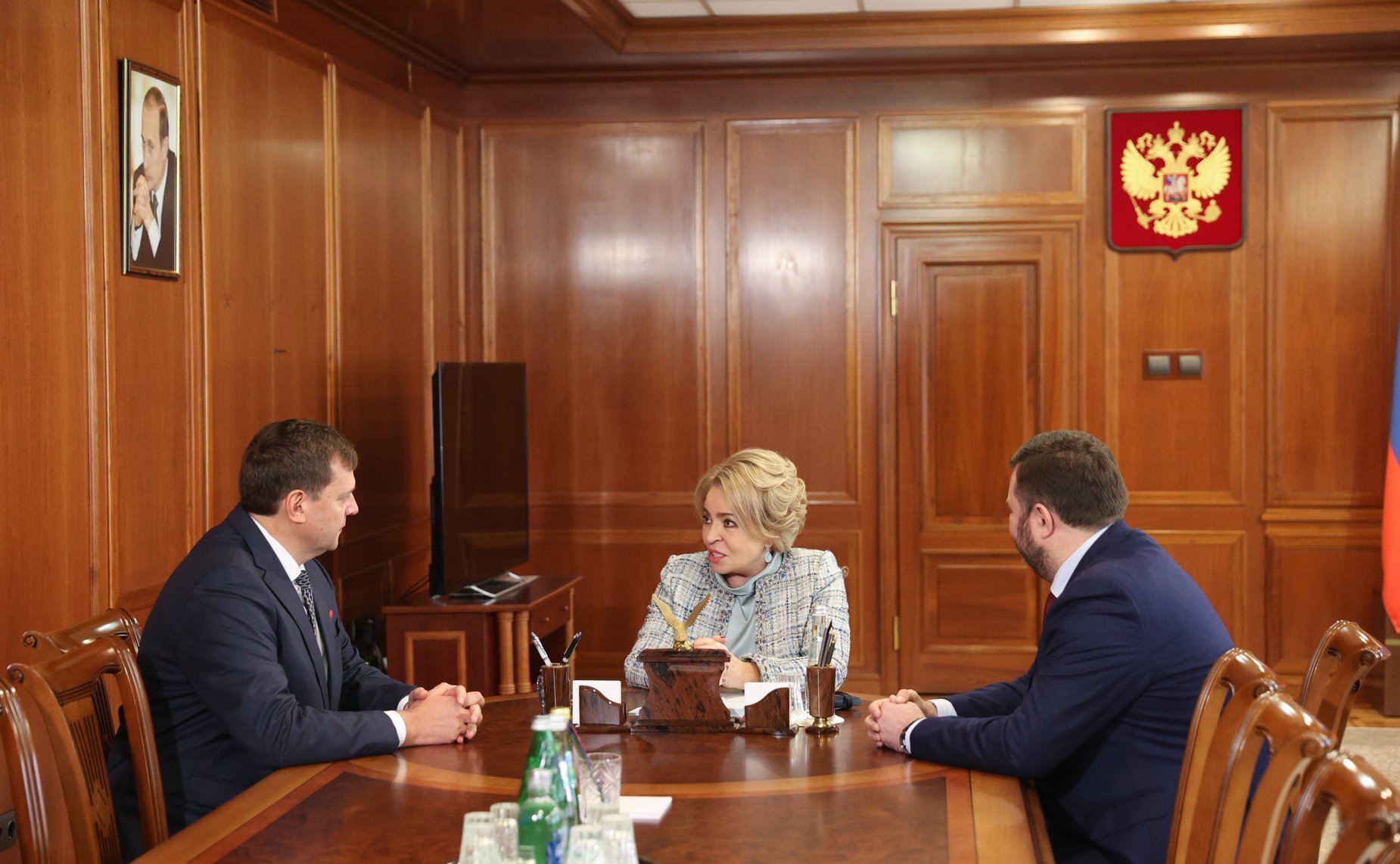 Валентина Матвиенко провела встречу с губернатором Запорожской области Евгением Балицким