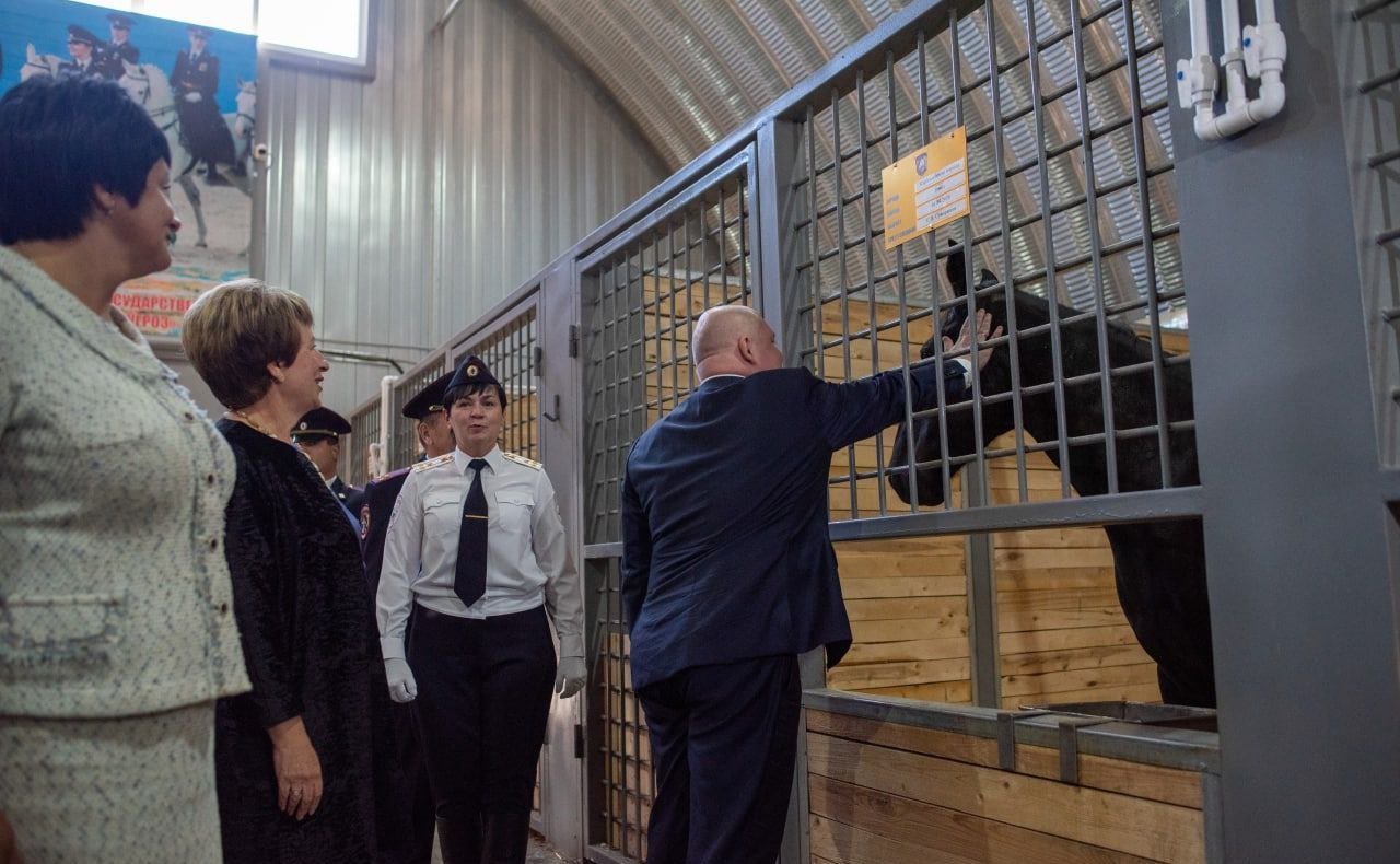 Екатерина Алтабаева приняла участие в открытии в Севастополе Единого центра кавалерии и кинологии