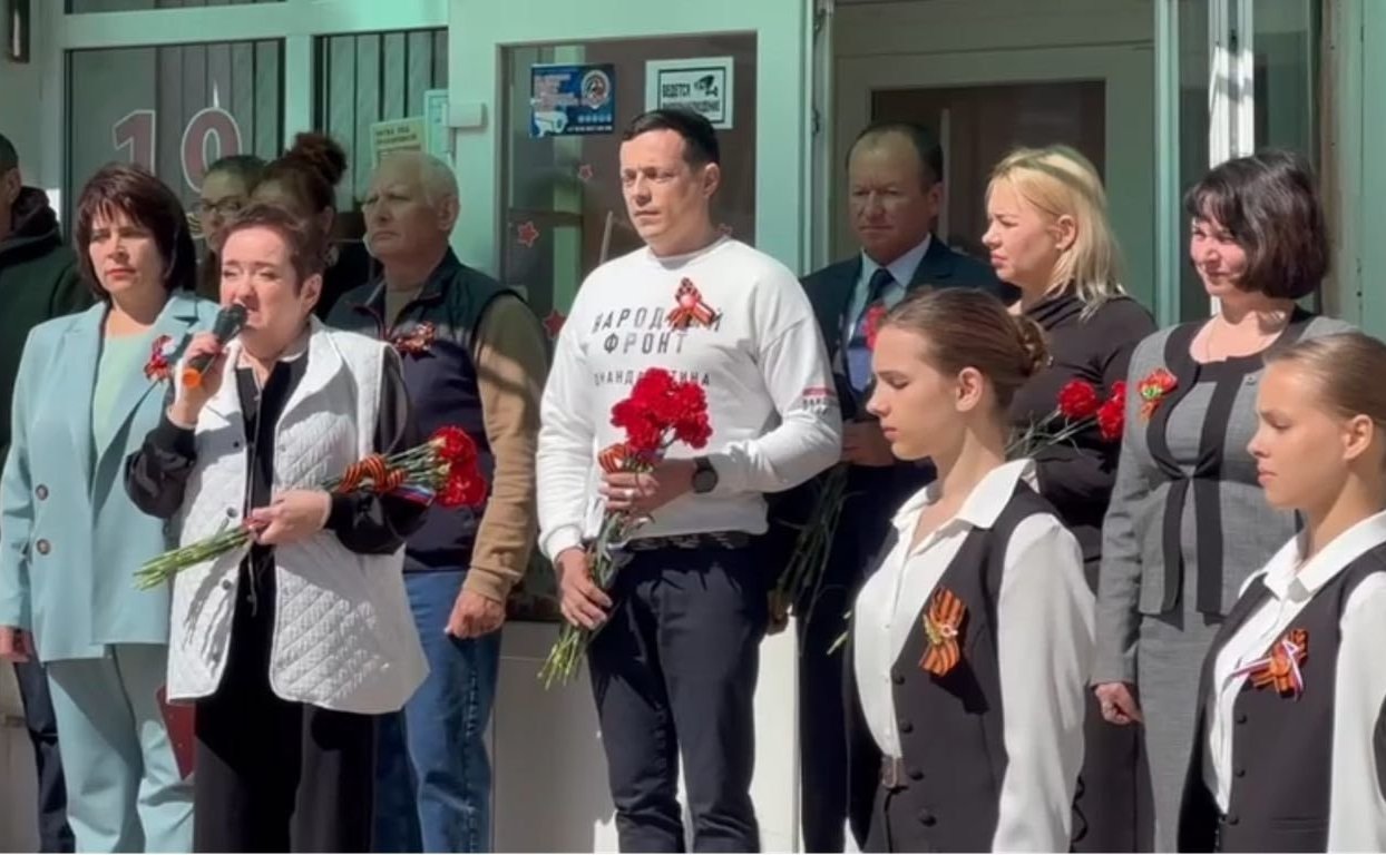 Лариса Мельник приняла участие в торжественной церемонии открытия Парты Героя