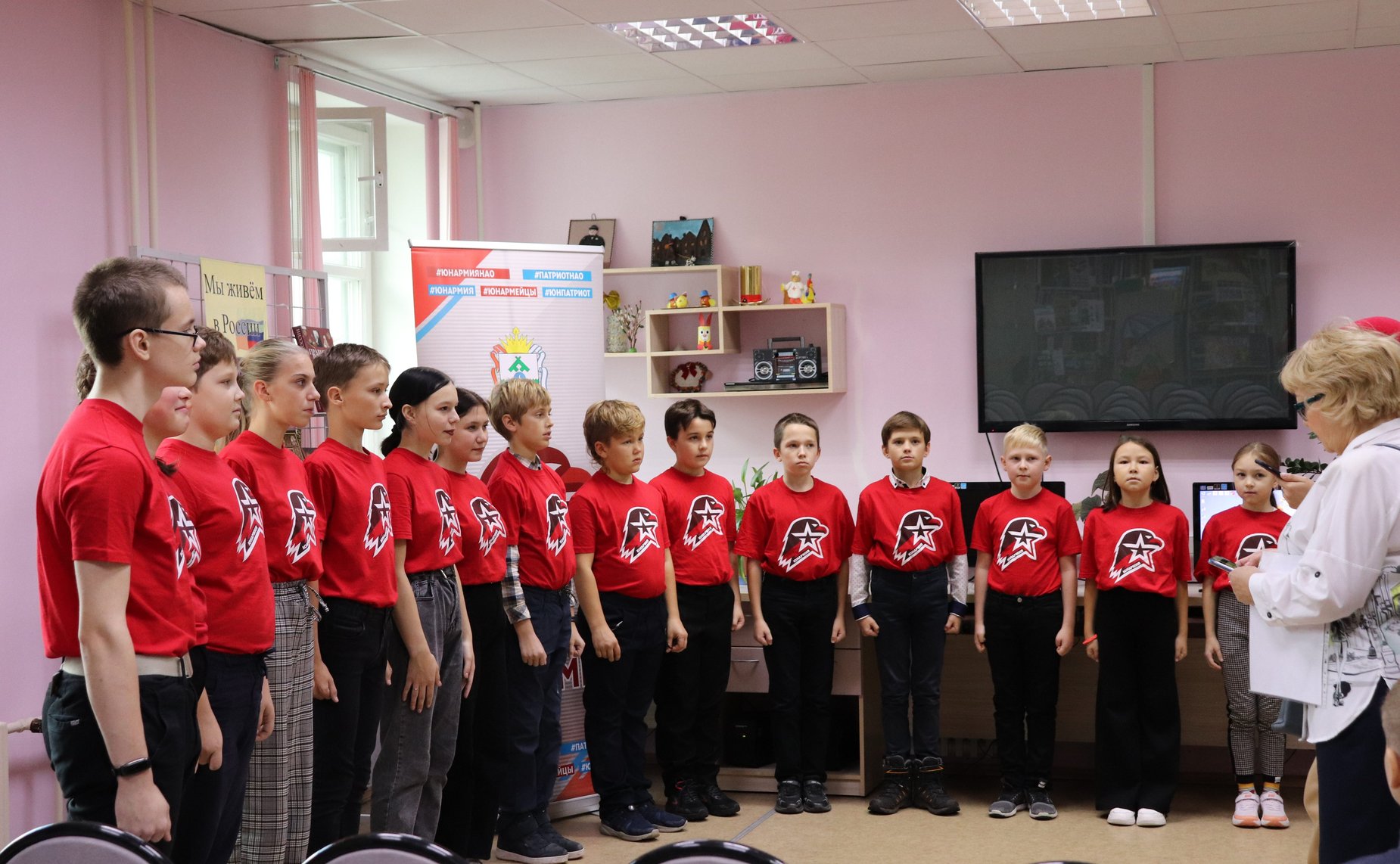 Римма Галушина приняла участие в посвящении новых участников«Юнармии»