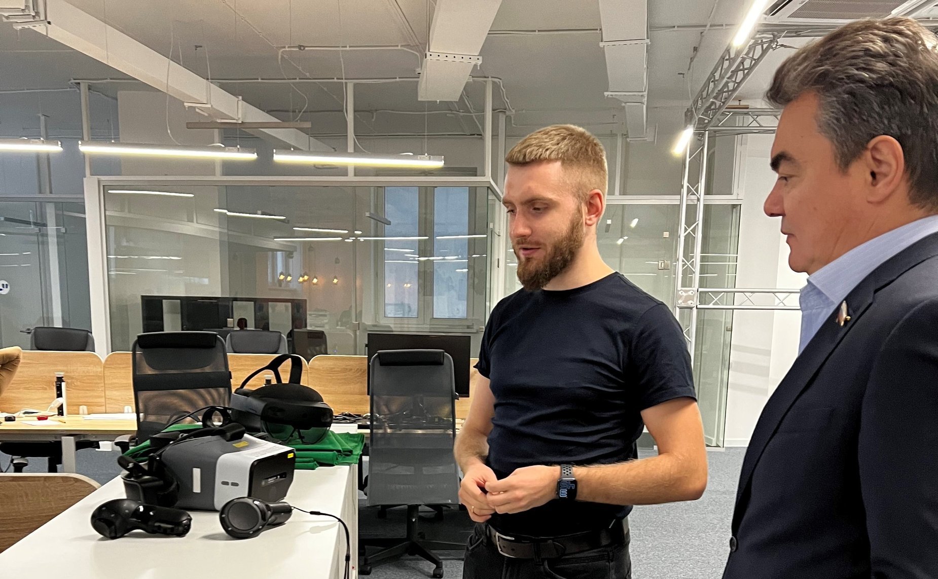 Ирек Ялалов вместе с основателем «Закрытого делового клуба» региона Евгением Буяновым посетил предприятие — высокотехнологичный стартап