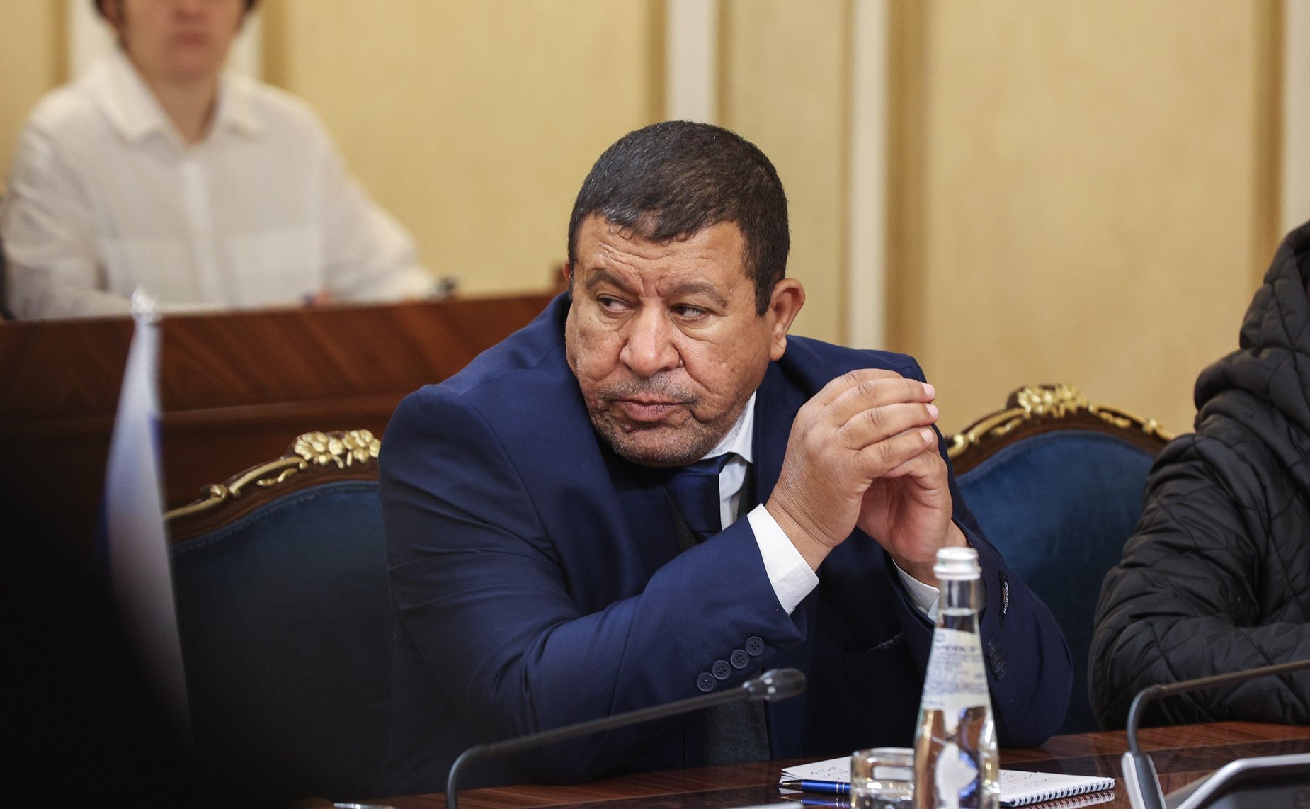 Встреча Председателя Совета Федерации Валентины Матвиенко с Председателем Высшего государственного совета Ливии Мухаммедом Такалой