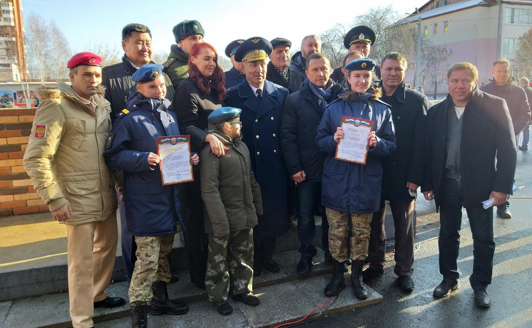 Вячеслав Мархаев принял участие в торжественном мероприятии, посвященном вступлению юных новобранцев в ряды «Юнармии»