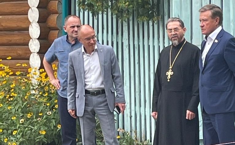 Сергей Рябухин в рамках рабочей поездки в Ульяновск осмотрел место строительства Храма во имя Святого Александра Невского