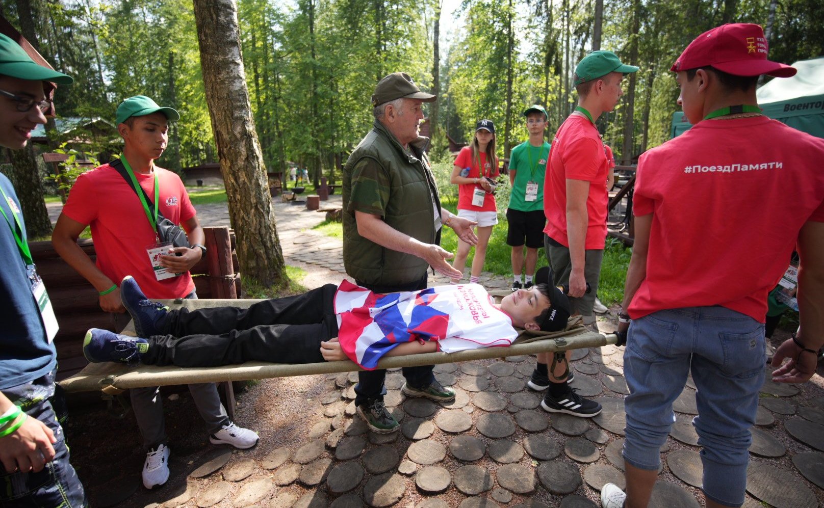 Участники проекта «Поезд Памяти» посетили Центральный парк ВС РФ «Патриот»