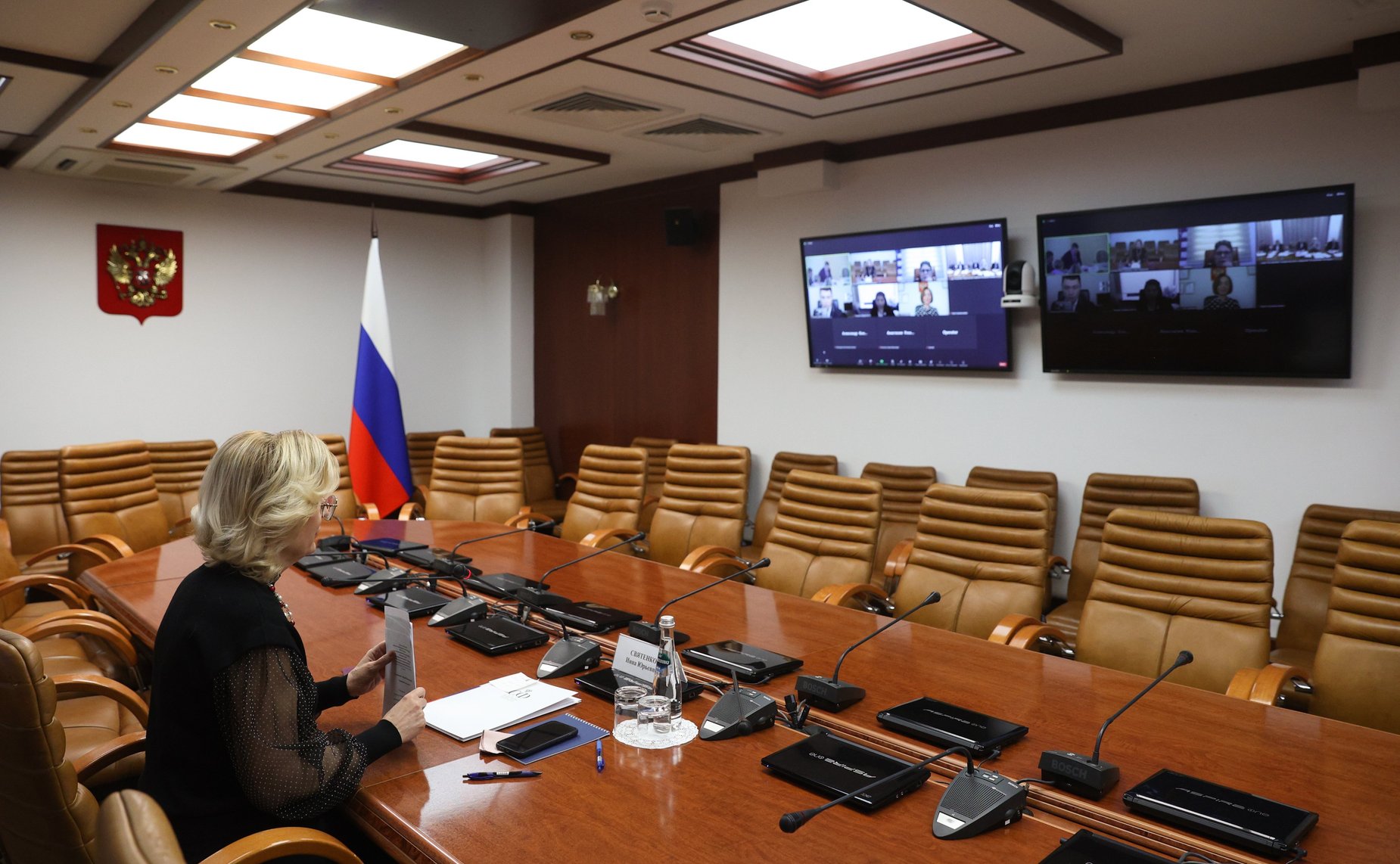 Заместитель Председателя СФ Инна Святенко приняла участие в заседании рабочей группы МПА СНГ по подготовке модельного закона «О платформенной занятости»