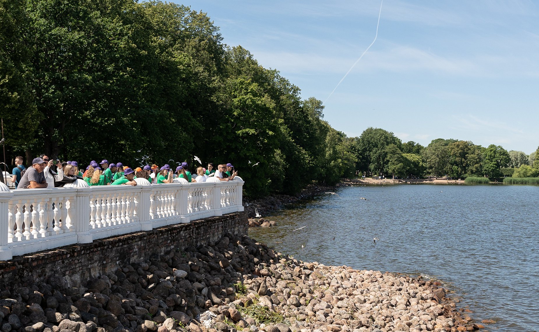 Участники культурно-образовательного проекта «Поезд Памяти» посещают город Санкт-Петербург