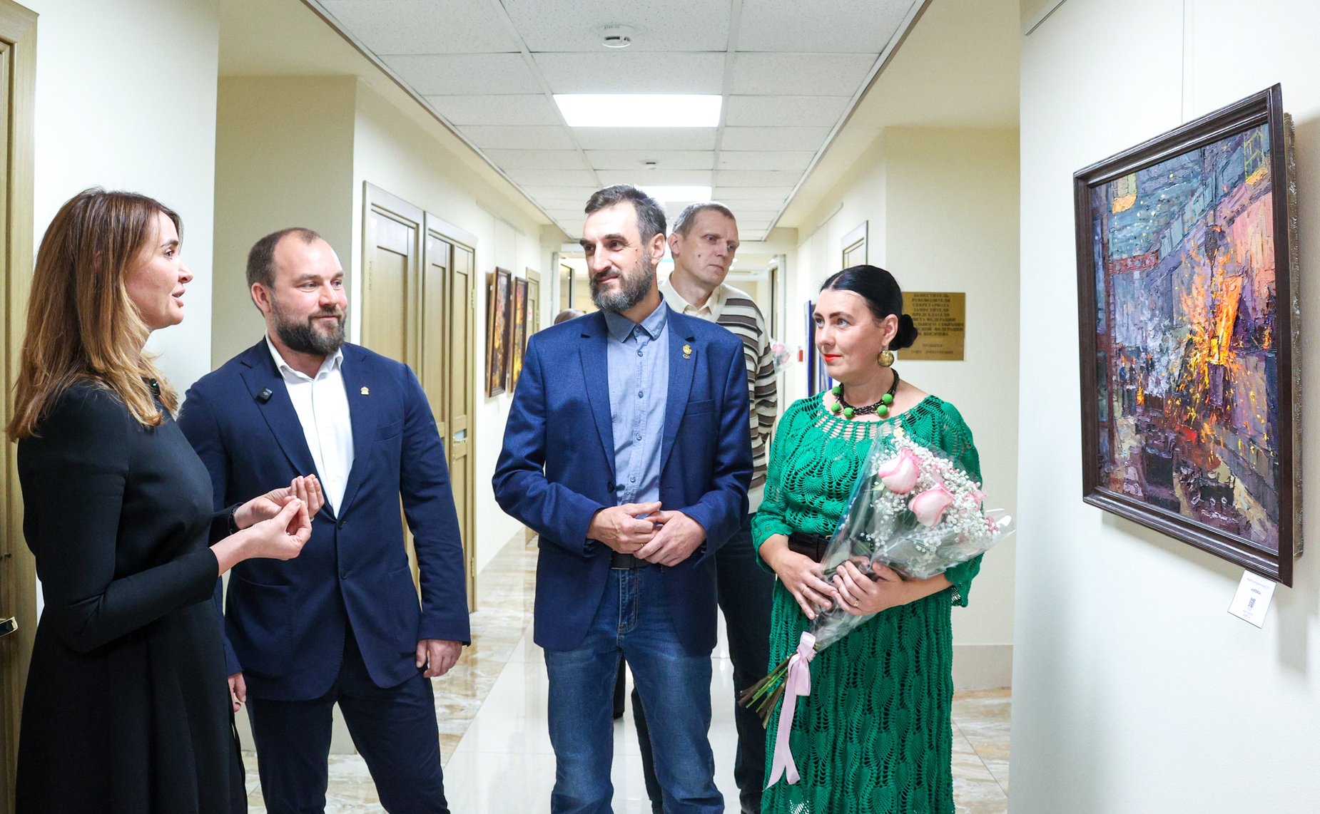 Открытие в Совете Федерации выставки индустриальных пейзажей, посвященной Дню машиностроителя