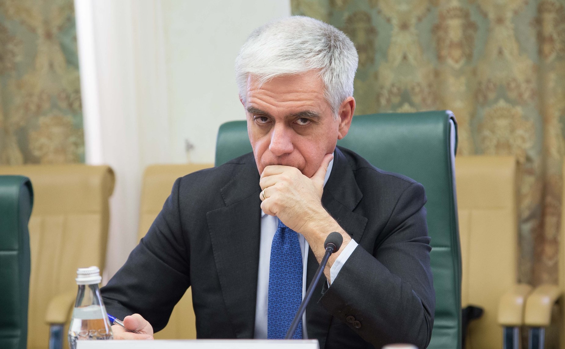 Встреча Константина Косачева с депутатом Европейского Парламента Стефано Мауллу