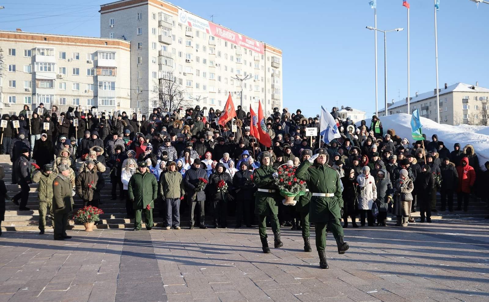 Сергей Рябухин в ходе рабочей поездки в регион принял участие в митинге памяти россиян, исполнявших служебный долг за пределами Отечества