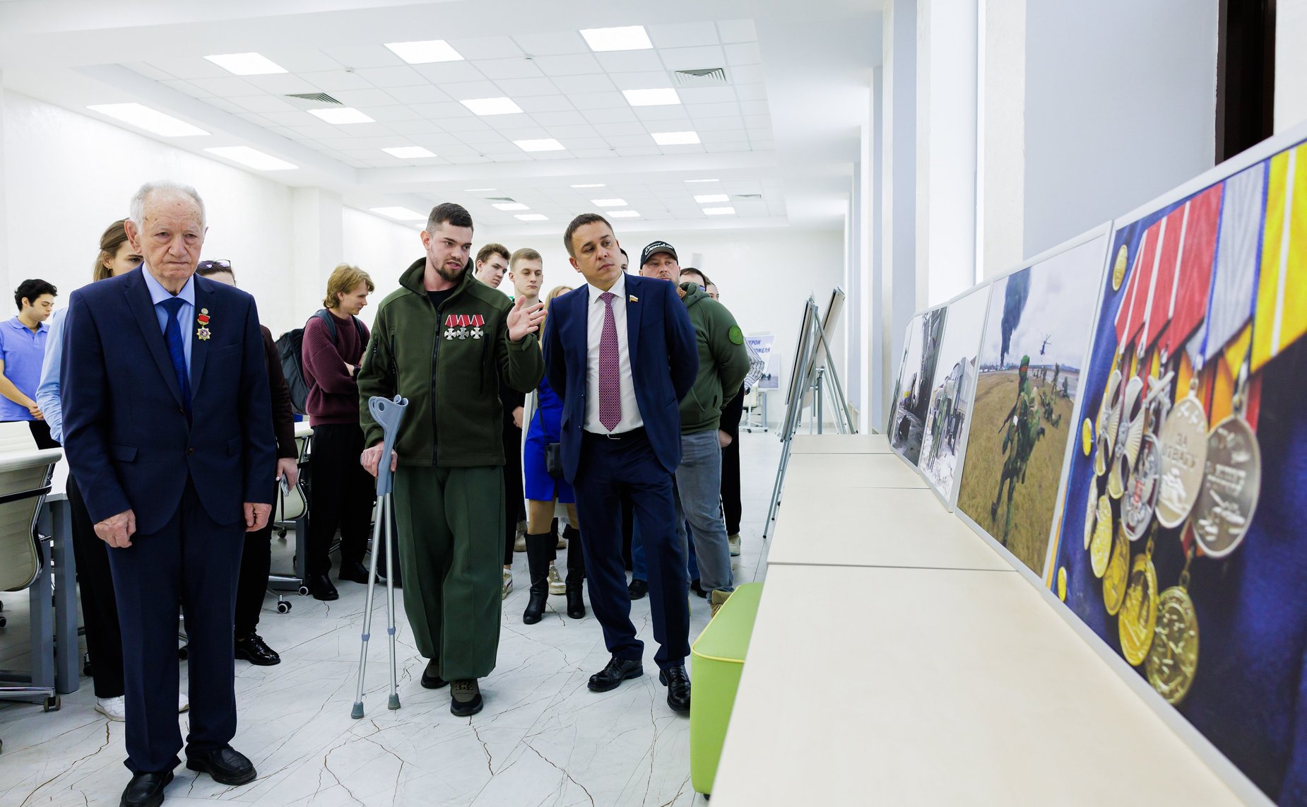 Айрат Гибатдинов представил фотовыставку «Герои Гостомеля» в Тимирязевской академии