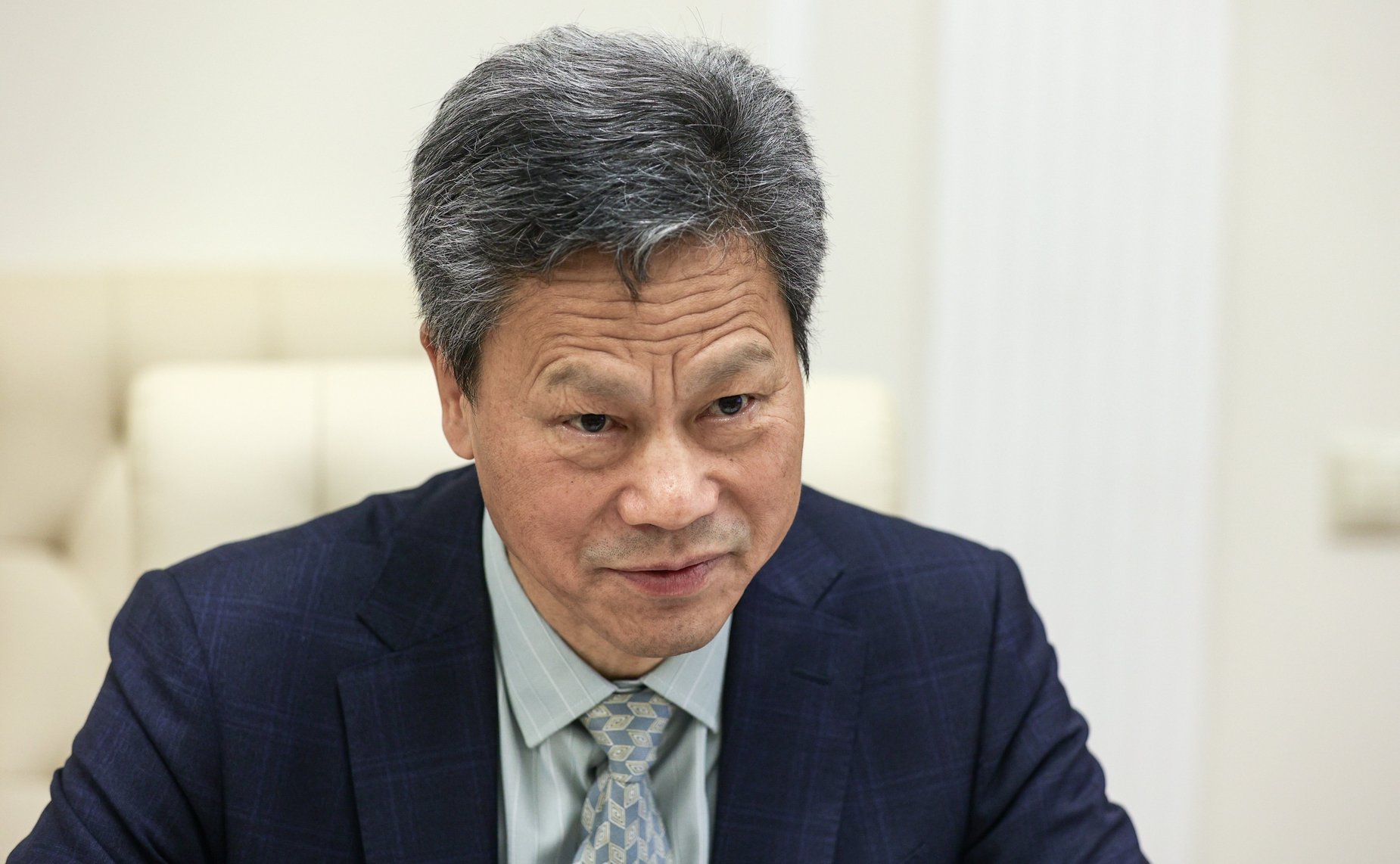 Совещание по итогам X Парламентского форума БРИКС с сотрудниками Посольства Китайской Народной Республики в Российской Федерации