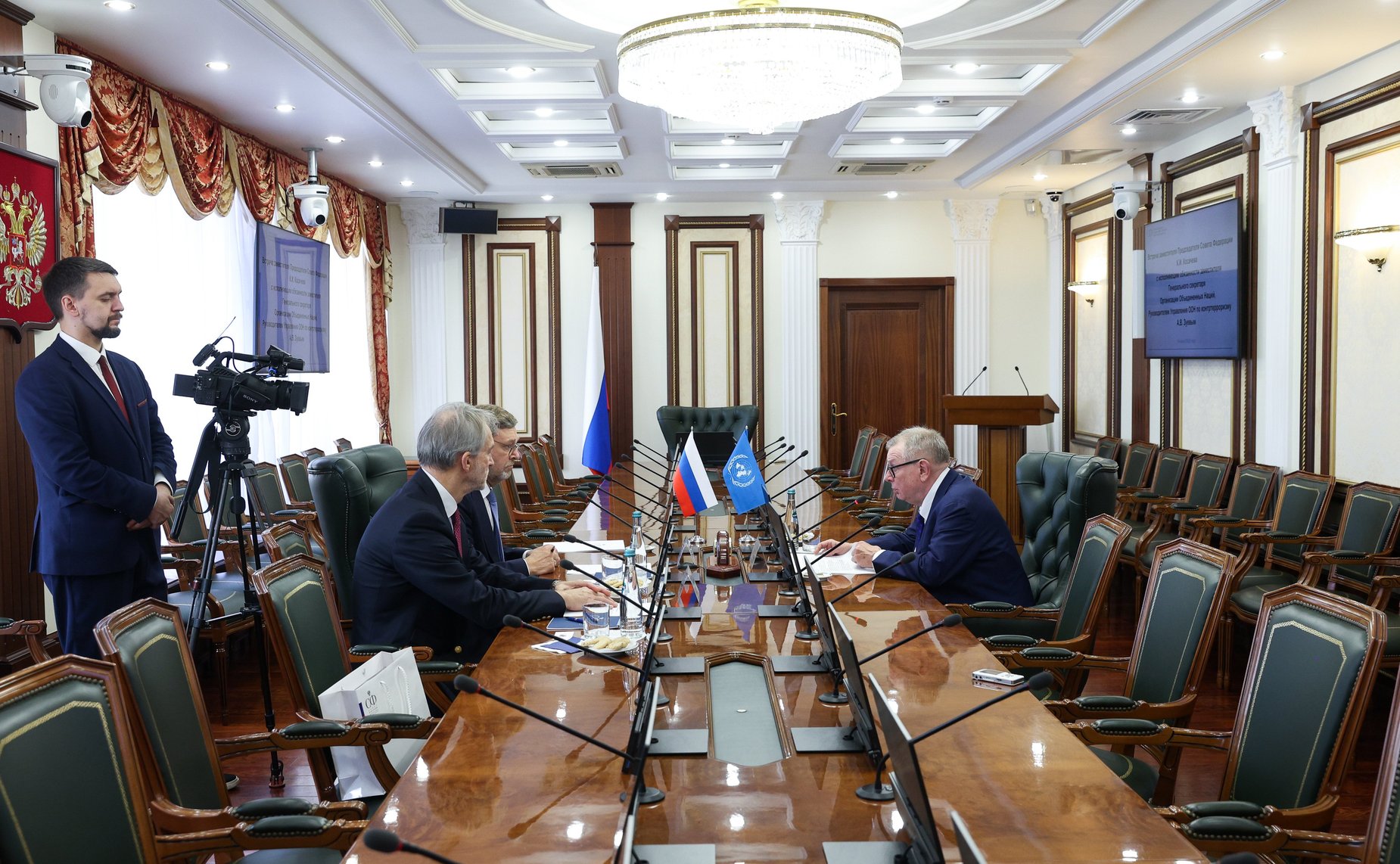 Встреча Константина Косачева c исполняющим обязанности заместителя Генерального секретаря ООН, Руководителем Управления ООН по контртерроризму
