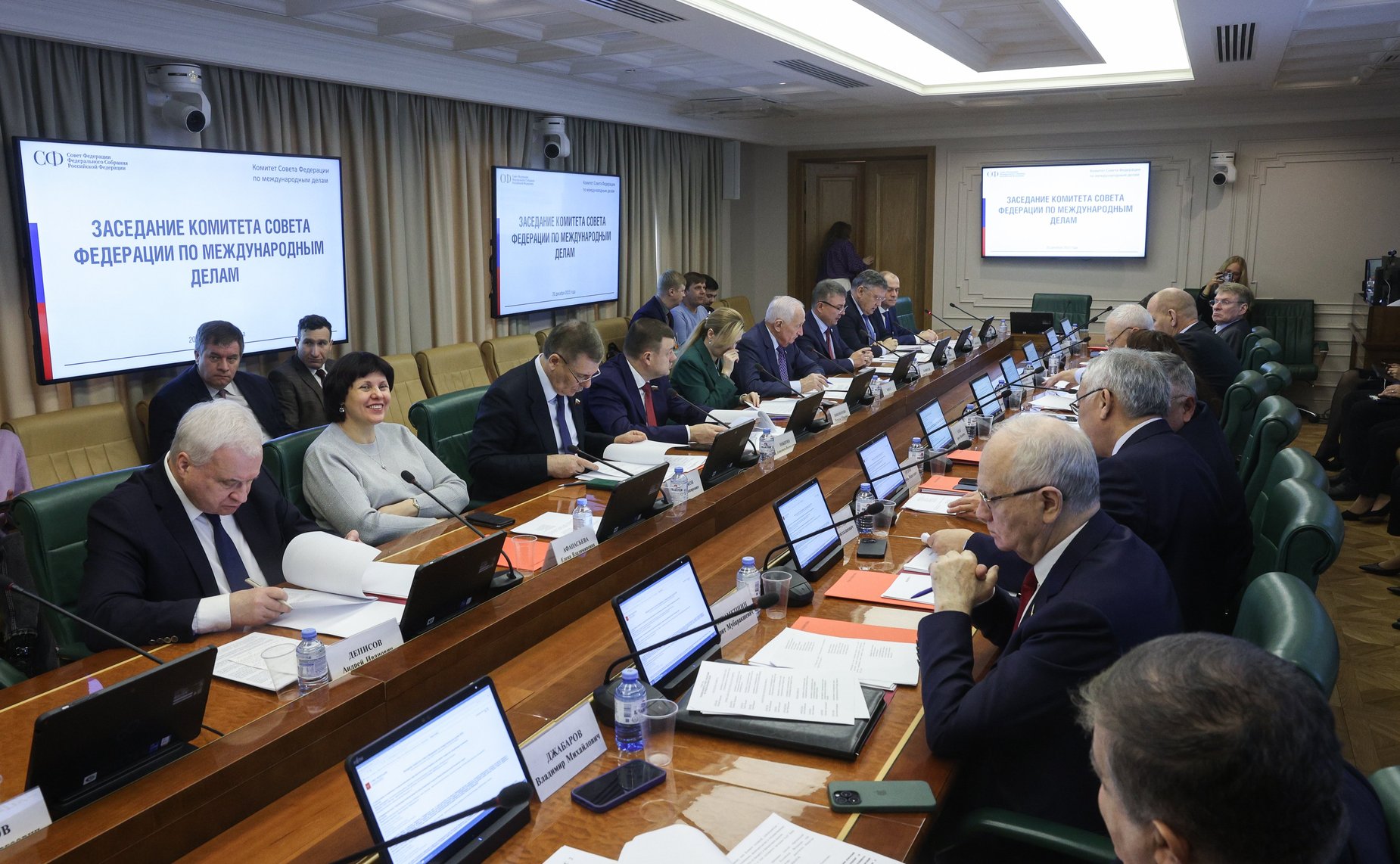 Заседание Комитета Совета Федерации по международным делам