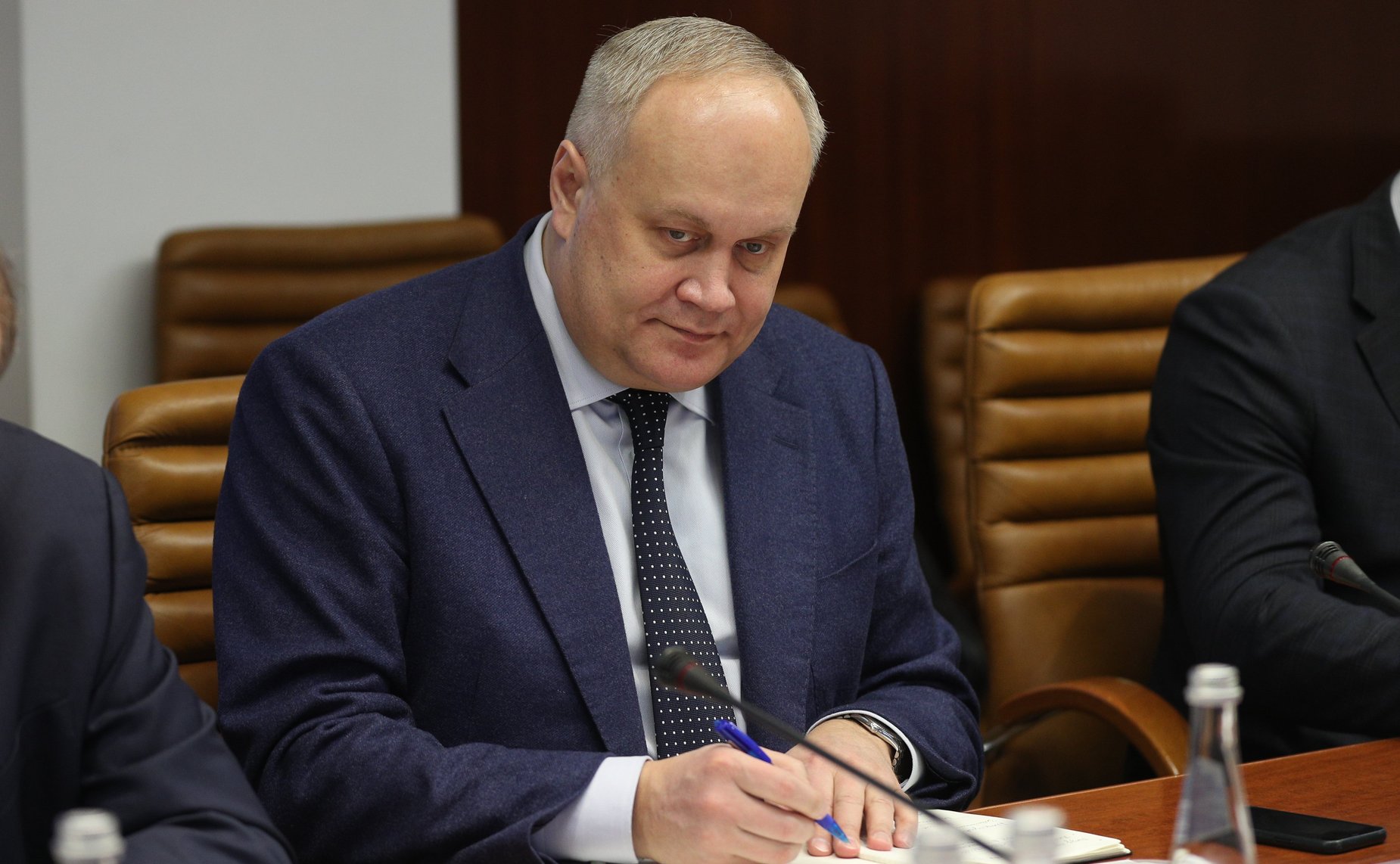 Совещание заместителя Председателя СФ Константина Косачева с руководством ОАО «РЖД» по межпарламентскому военно-патриотическому проекту «Поезд Памяти — Поезд Победы»