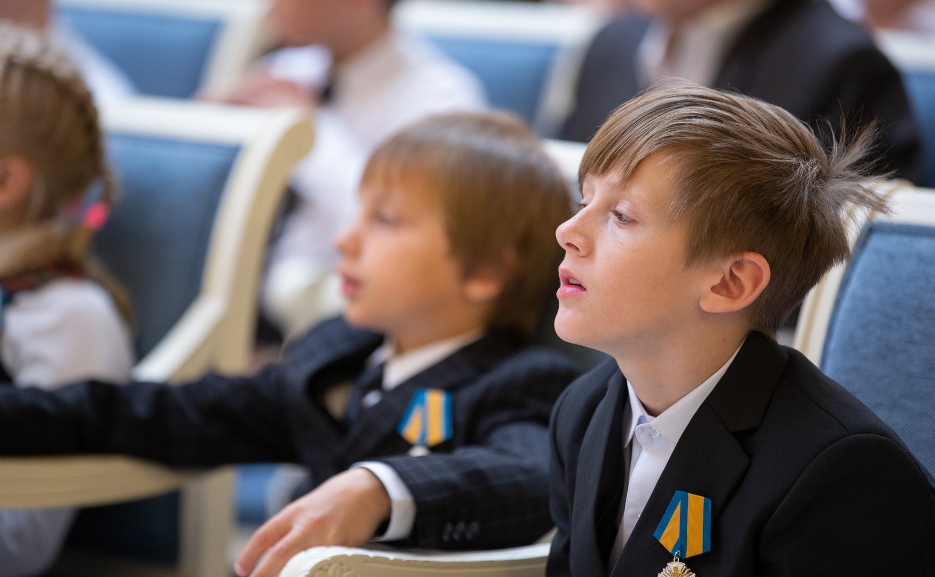 Торжественная церемония награждения детей и подростков, проявивших личное мужество в экстремальных ситуациях и спасших человеческие жизни