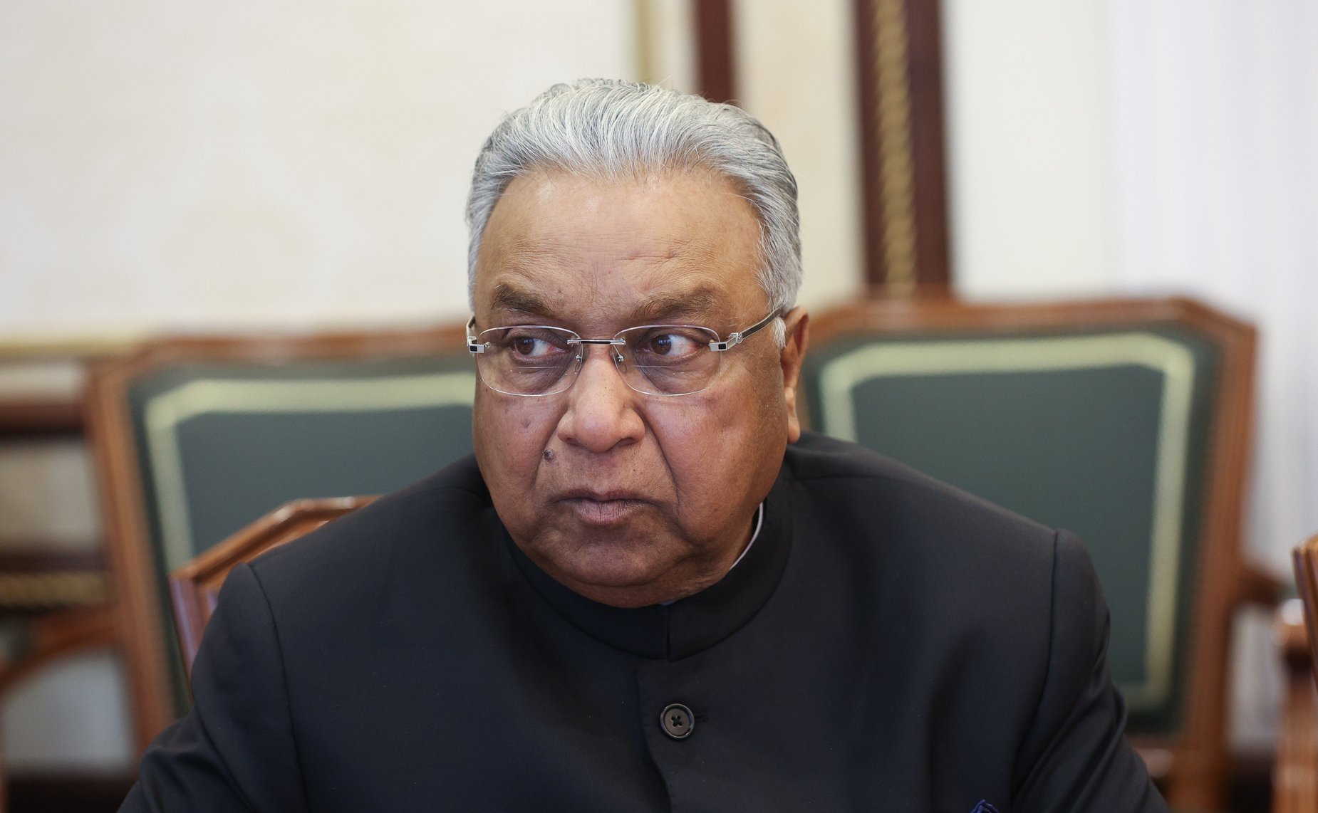 Встреча первого заместителя председателя Комитета СФ по международным делам Андрея Денисова с делегацией Республики Индии во главе с членом Народной палаты парламента Каниможи Карунанидхи