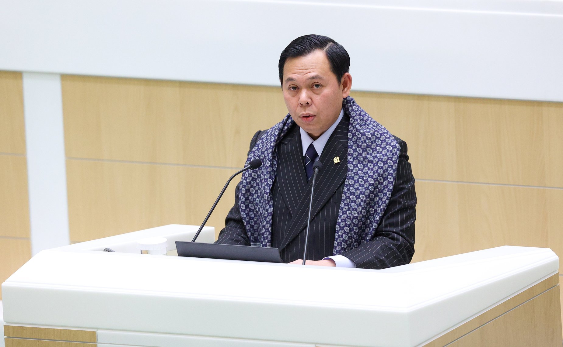 Председатель Совета представителей регионов Республики Индонезии Султан Бактиар Наджамудин