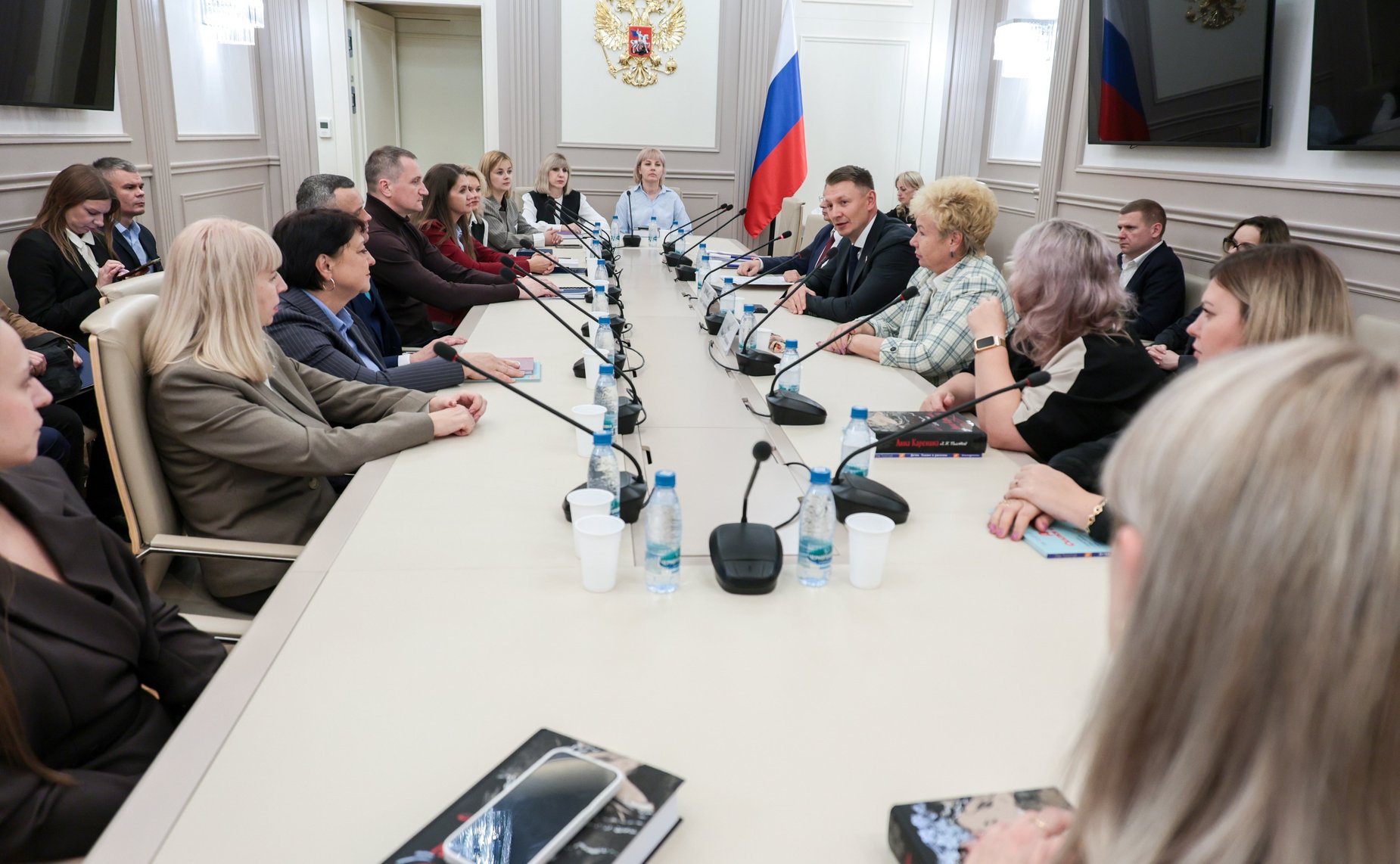 Встречи сенаторов Российской Федерации с делегацией Аппарата Народного Совета Луганской Народной Республики