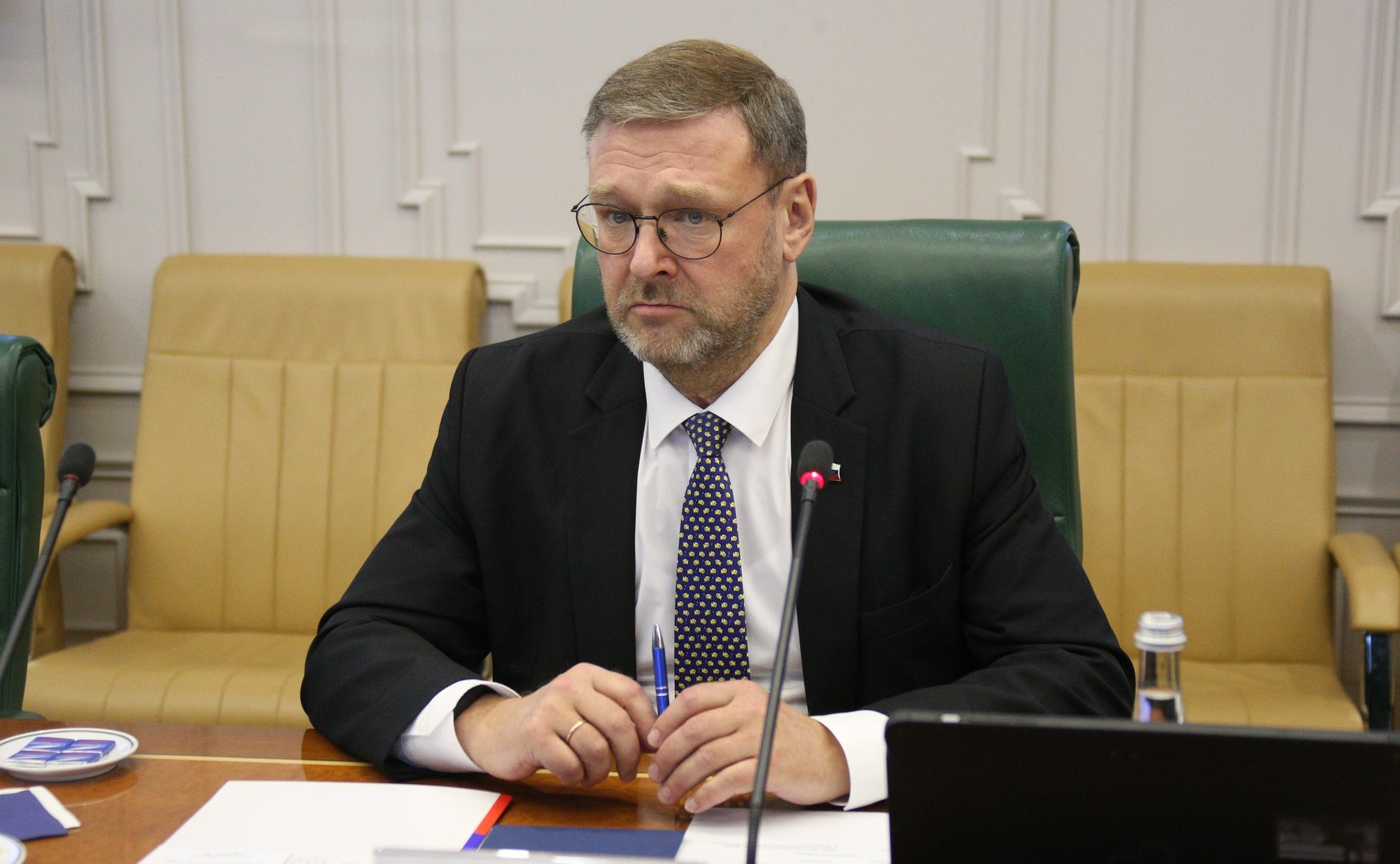 Встреча заместителя Председателя СФ Константина Косачева с Чрезвычайным и Полномочным Послом Государства Катар в РФ Ахмедом Бен Насером Аль Тани