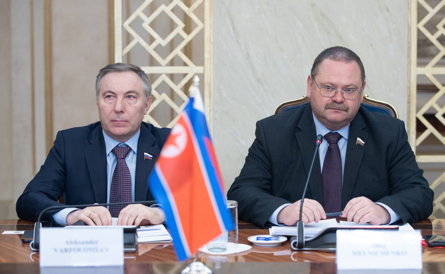 Встреча сенаторов с заместителем Председателя Верховного народного собрания Корейской Народно-Демократической Республики Пак Чхол Мином