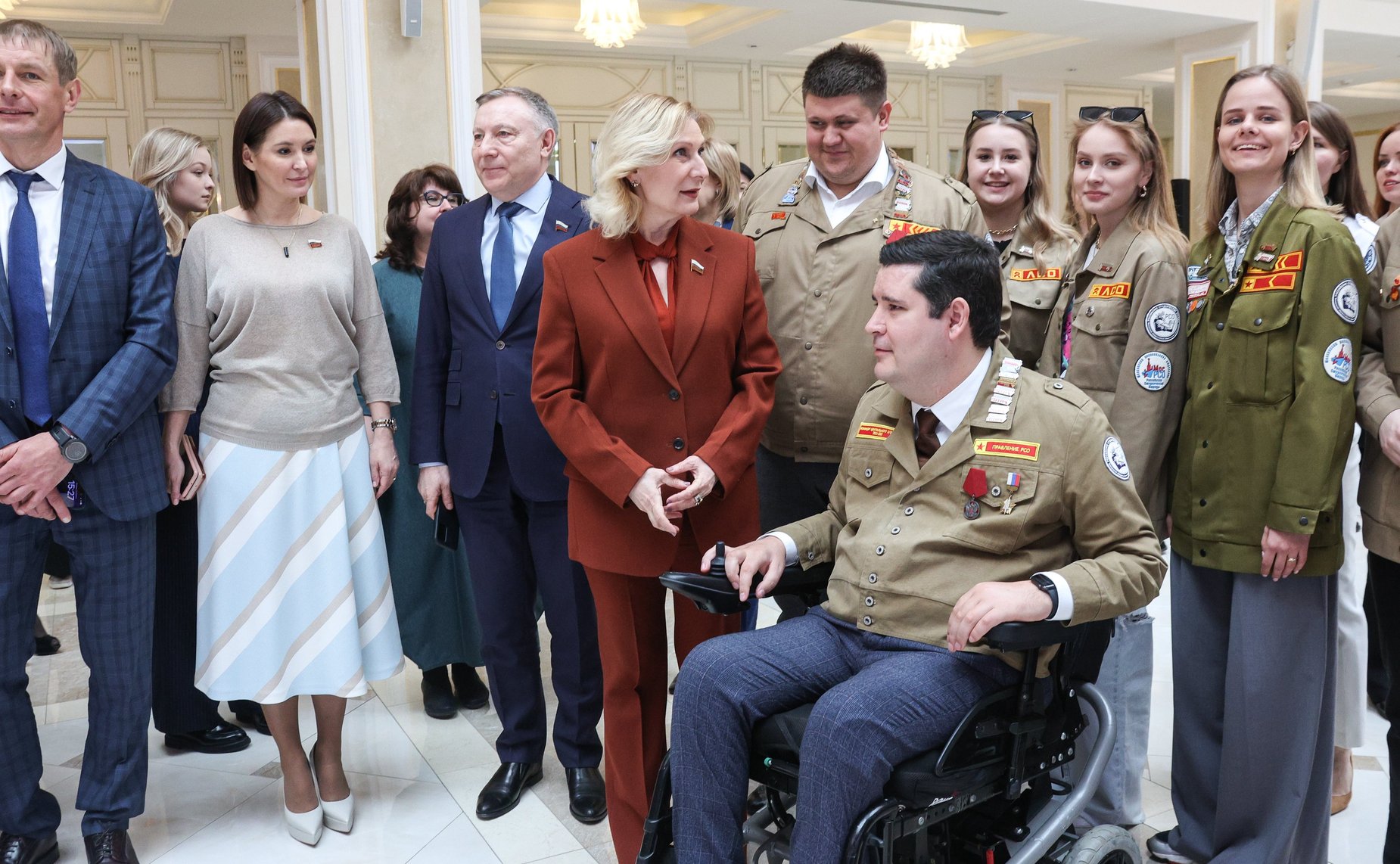 Открытие в Совете Федерации выставки «Российские Студенческие Отряды: главное трудовое движение страны», посвященной 65-летию движения