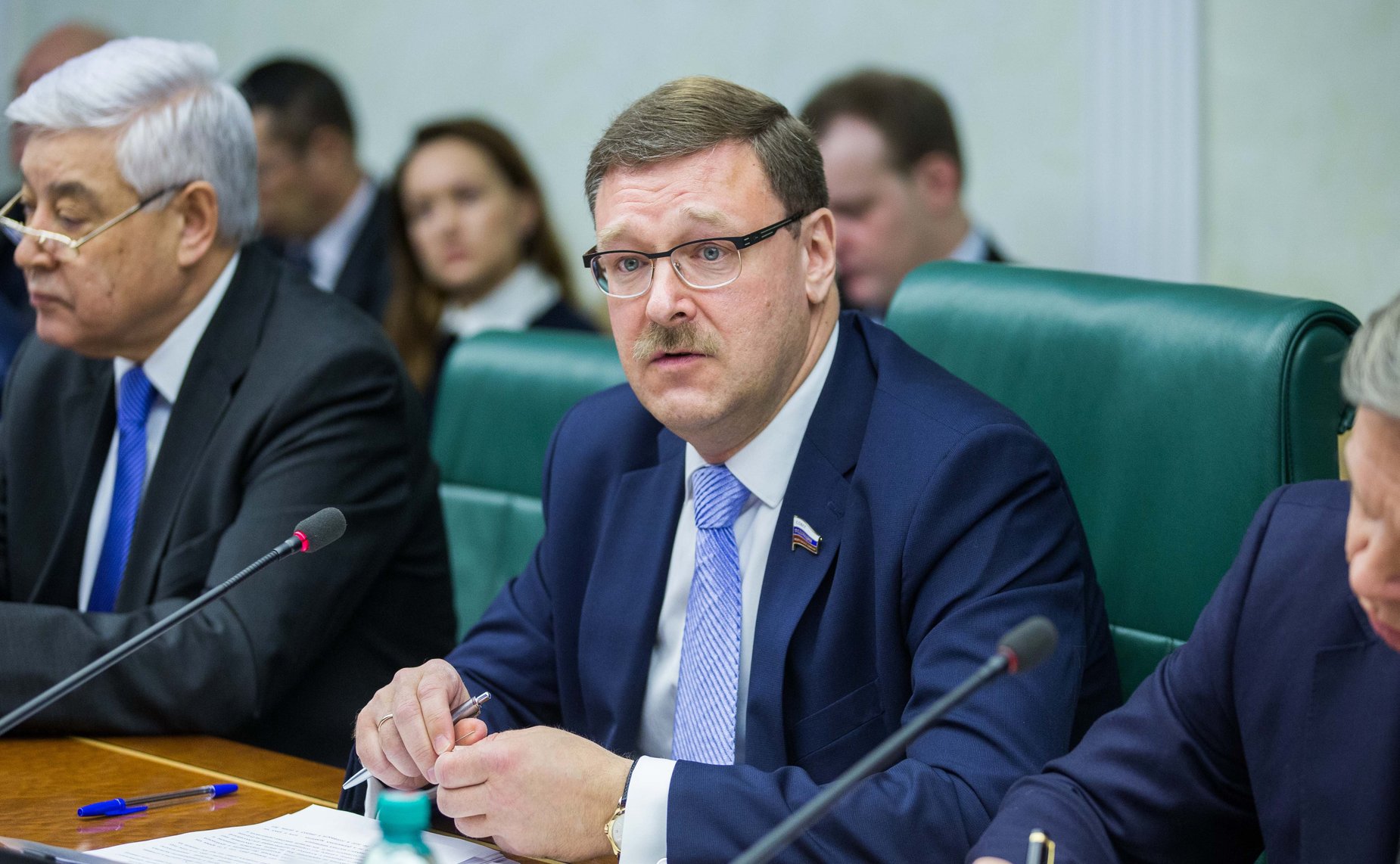 К. Косачев на «Круглом столе» на тему «20 лет членства России в Совете Европы: итоги и перспективы»