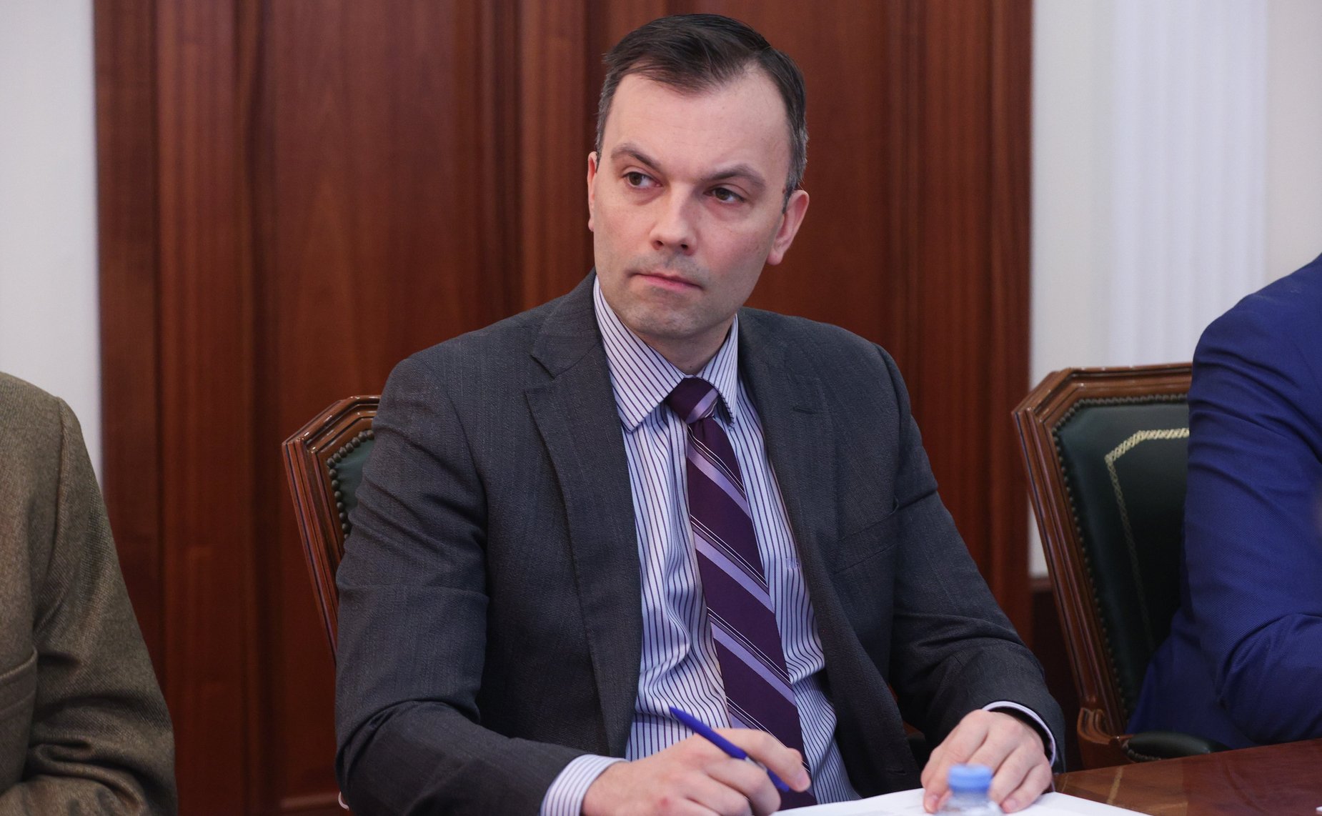 Заместитель Председателя СФ Константин Косачев провел заседание рабочей группы по подготовке X Парламентского форума БРИКС