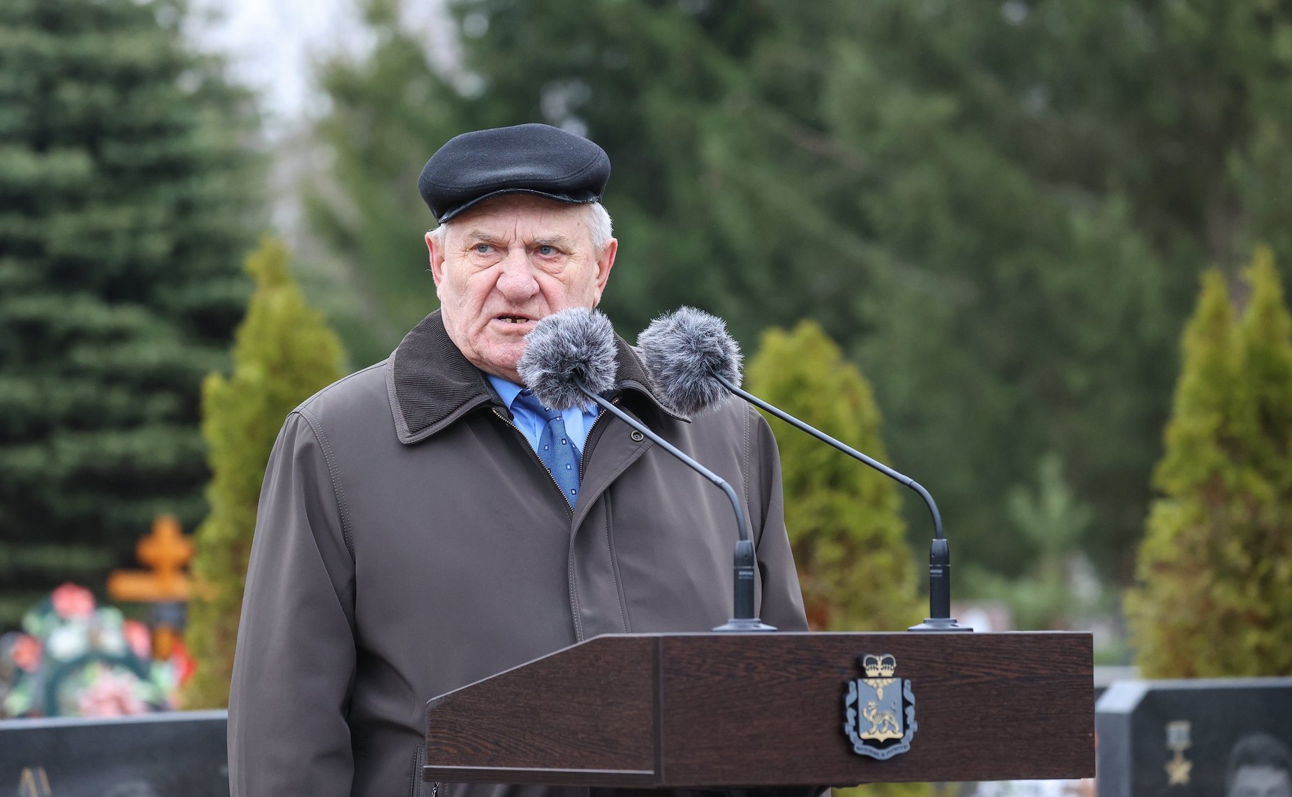 В Псковской области почтили память бойцов, погибших в неравном бою в Аргунском ущелье в 2000 году (фото Григорий Надток)