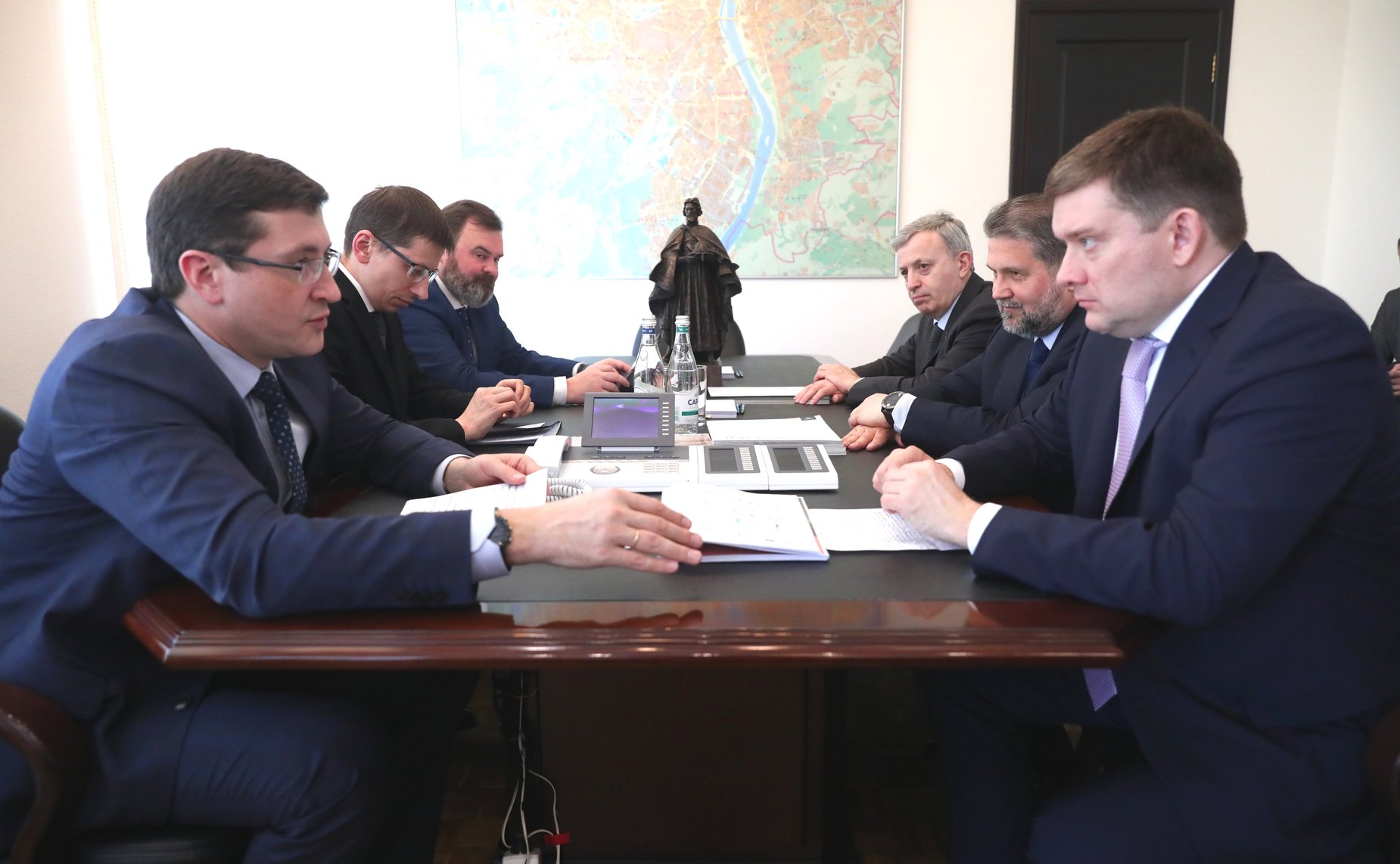 Встреча Николая Журавлева с губернатором Нижегородской области Глебом Никитиным