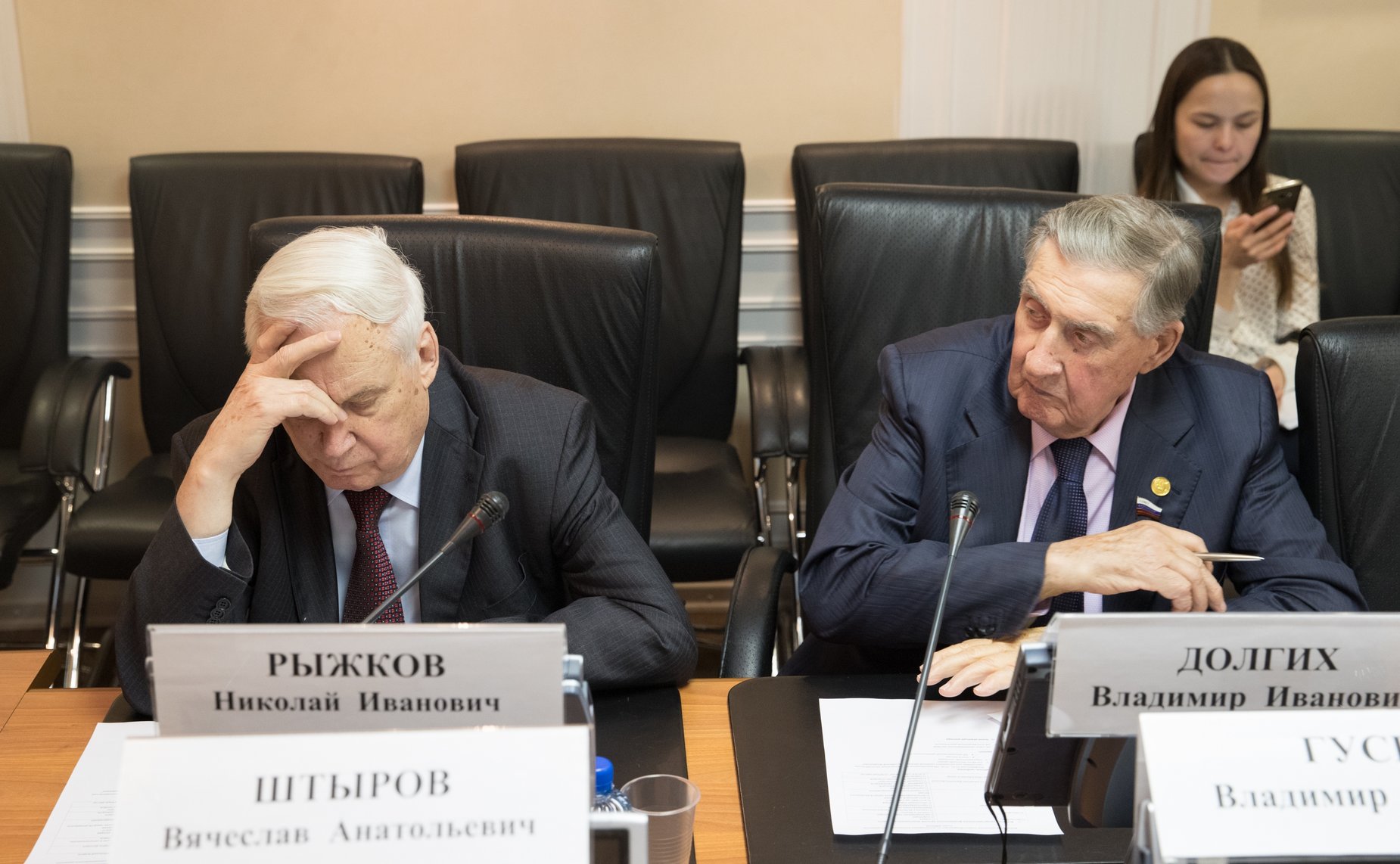 Н. Рыжков и В. Долгих