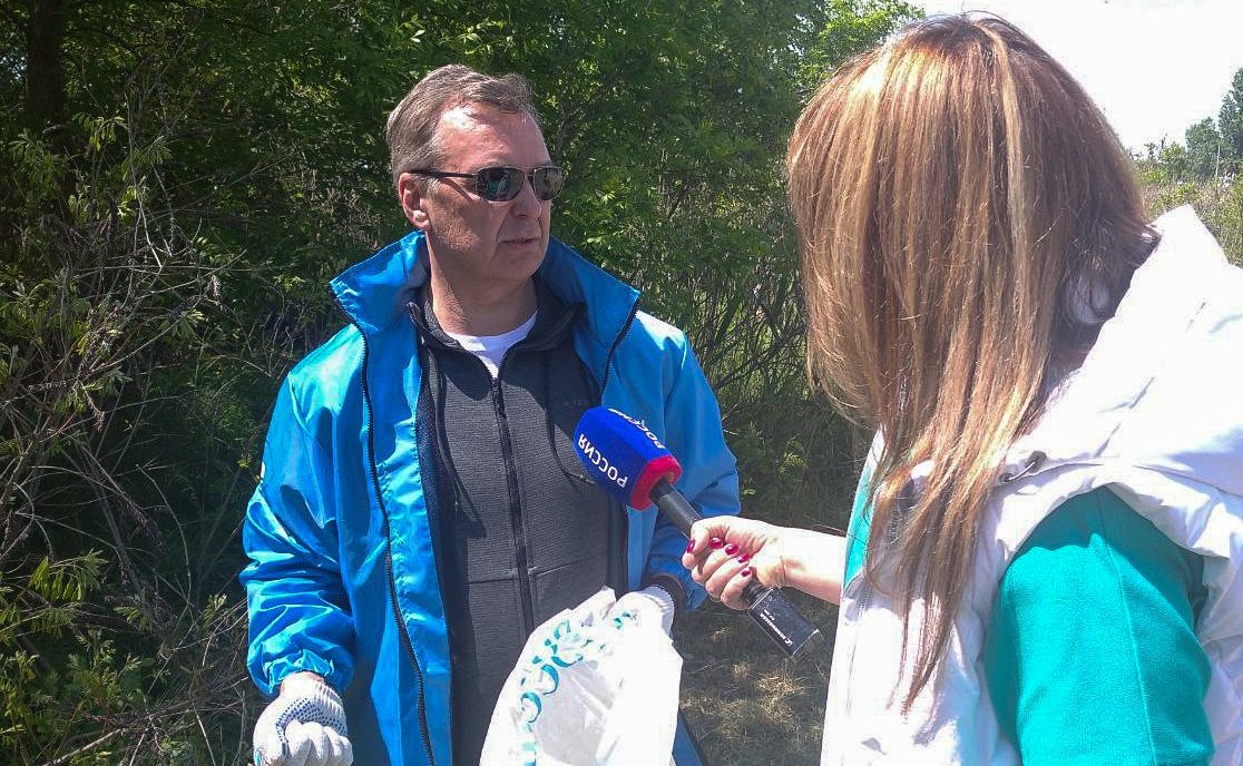 Первый заместитель Председателя СФ Андрей Яцкин принял участие во Всероссийской экологической акции «Вода России»