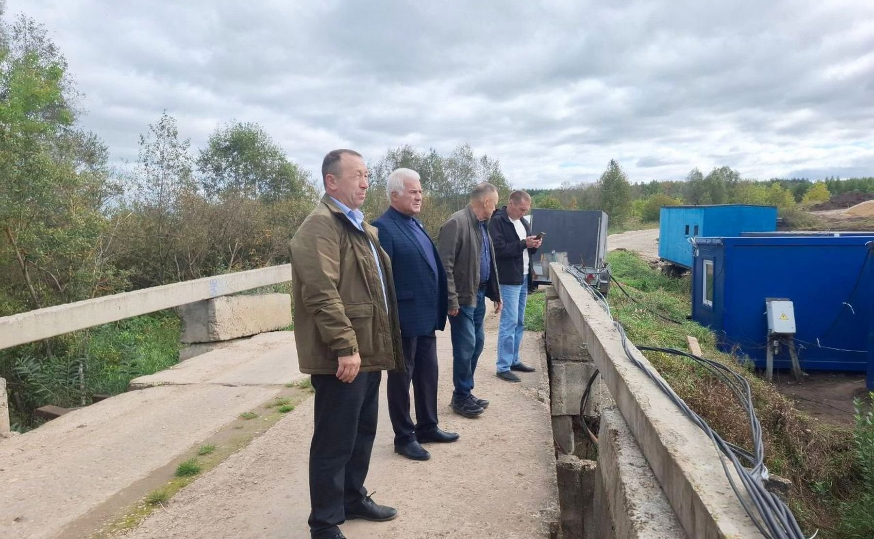 Сергей Мартынов посетил Сернурский район, чтобы лично оценить темпы и качество строительства