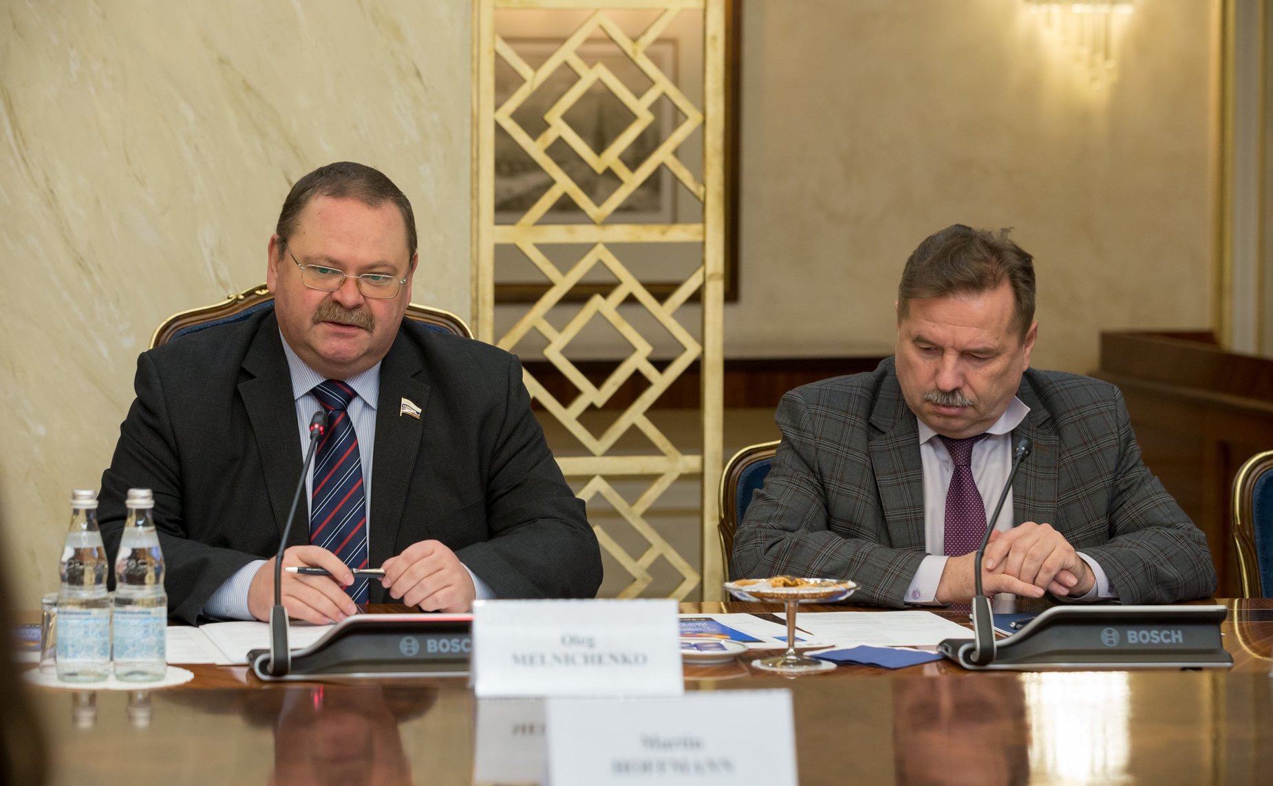 Встреча Олега Мельниченко с исполнительным директором и членом правления Германо-Российского форума Мартином Хоффманном