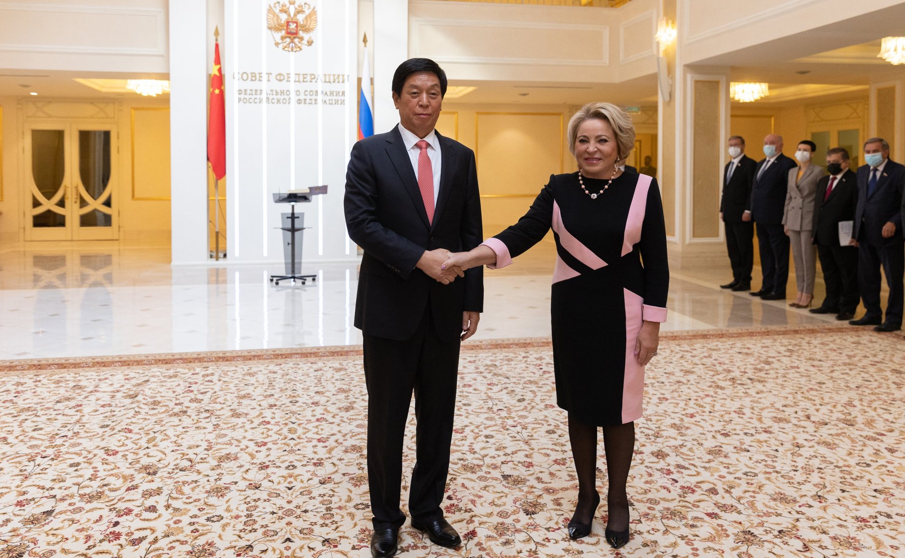 Встреча Председателя Совета Федерации Валентины Матвиенко с Председателем Постоянного комитета Всекитайского собрания народных представителей КНР Ли Чжаньшу