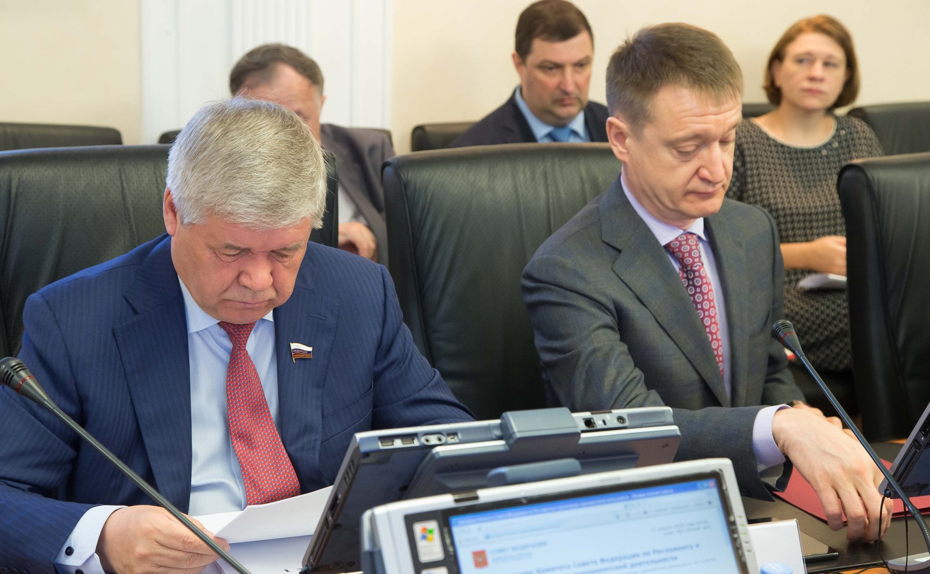 Заседание Комитета Совета Федерации по Регламенту и организации парламентской деятельности