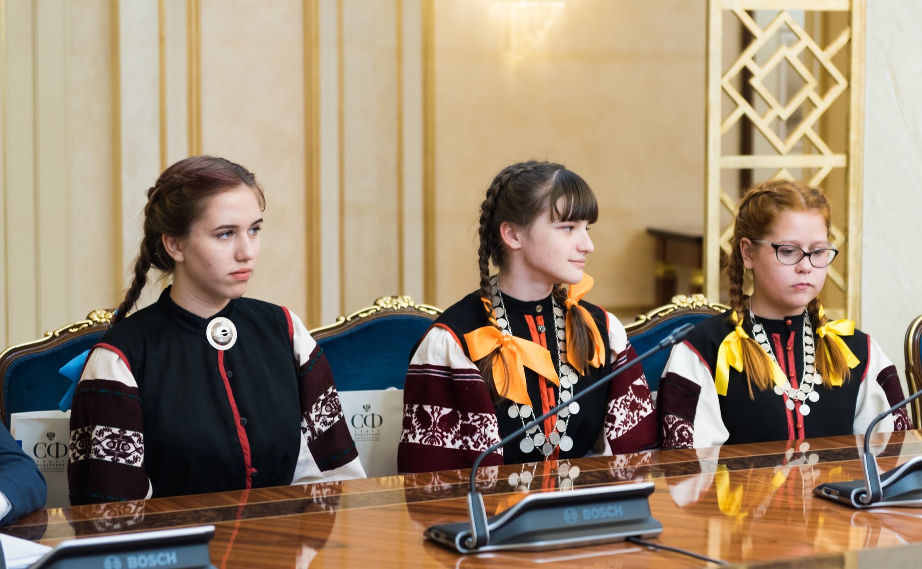 Встреча сенаторов с детьми-победителями Международного культурно-образовательного проекта «Таланты Арктики. Дети»