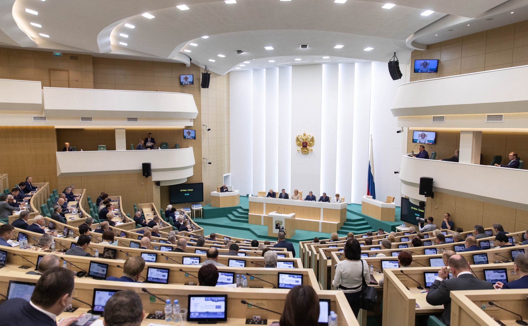 Зал заседаний Совета Федерации