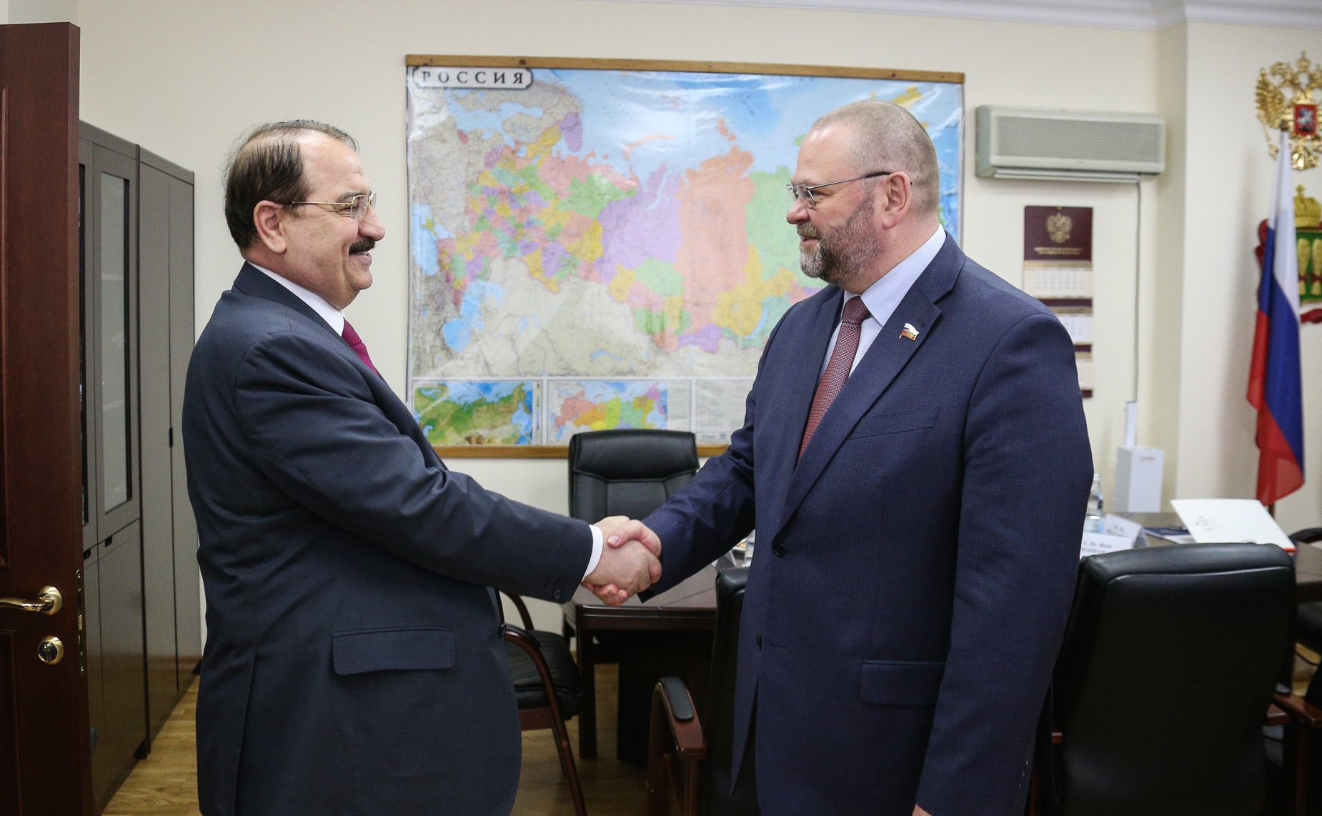 Встреча Олега Мельниченко с делегацией Сирийской Арабской Республики